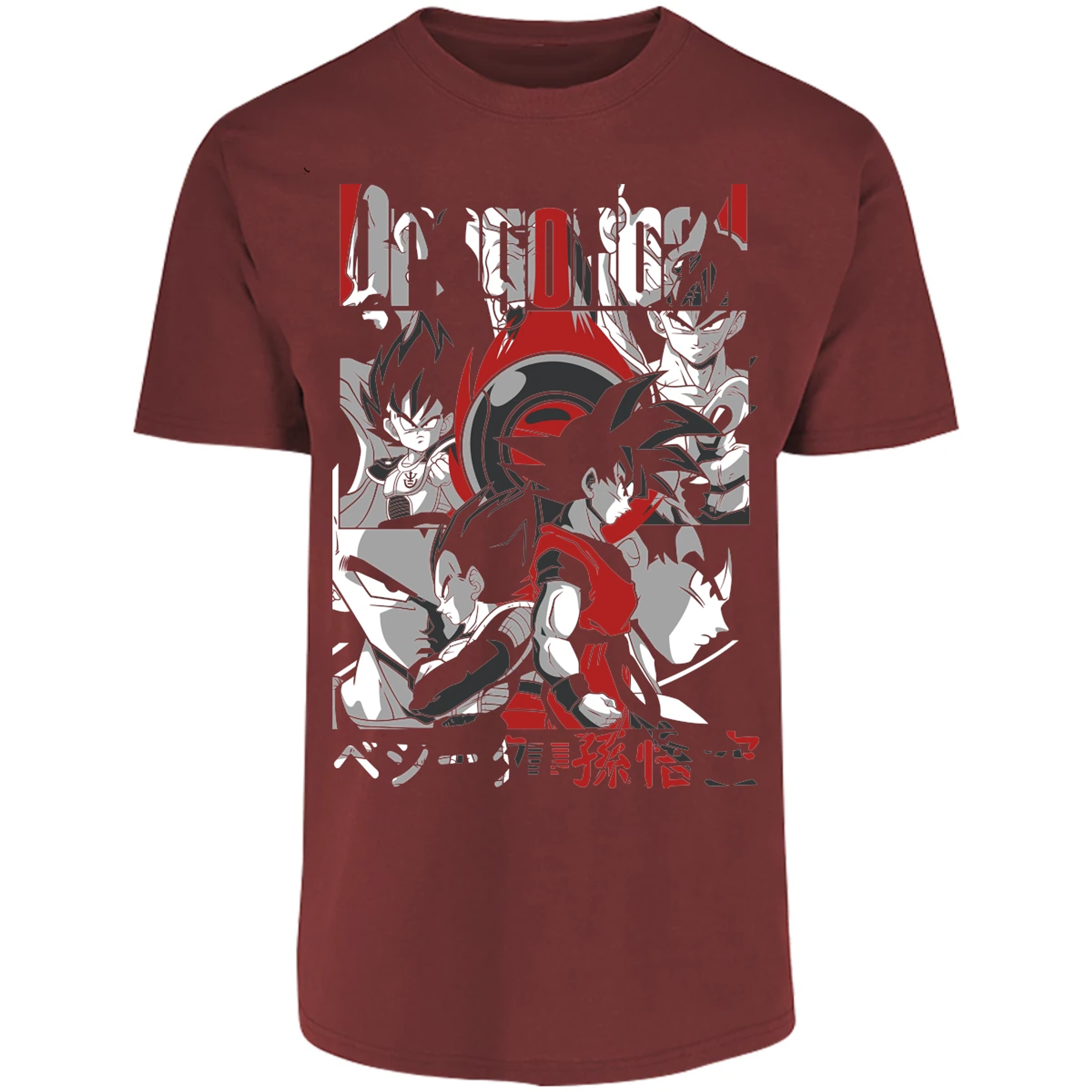 Playera Dragon Ball Goku Vegeta para Adulto 22