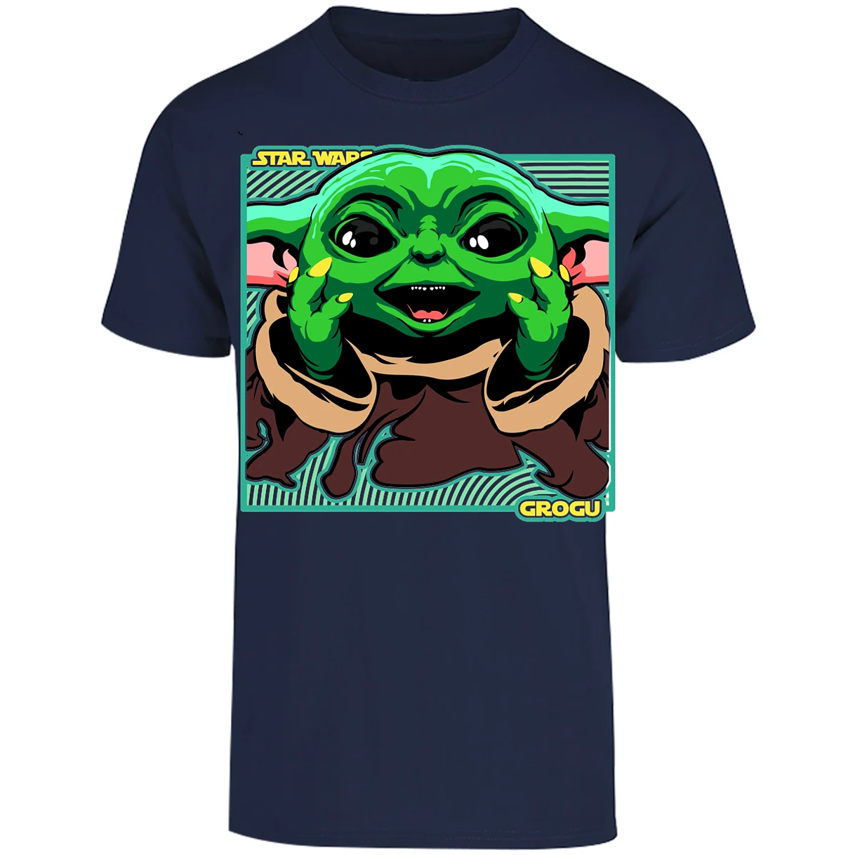 Playera Es De Series Y Peliculas Grogu para Adulto 11