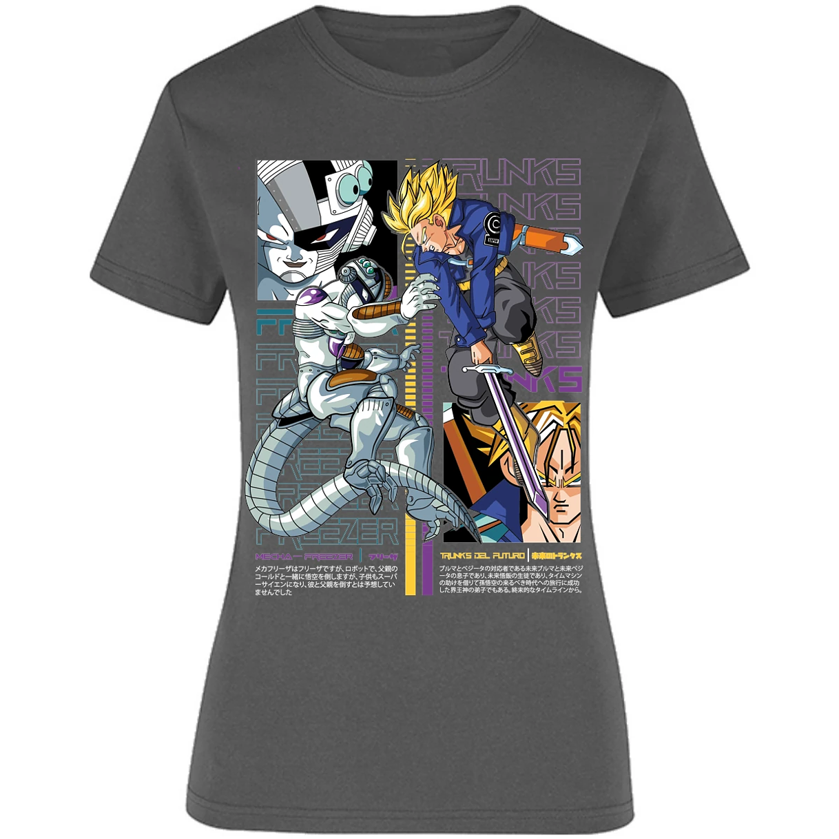 Blusa Dragon Ball Trunks Vs Freezer Blusa para Mujer 8