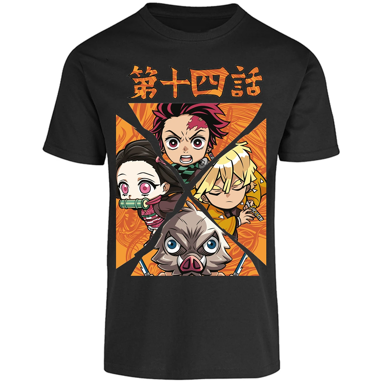 Playera Demon Slayer Demon Salayer Chibi para Adulto 26