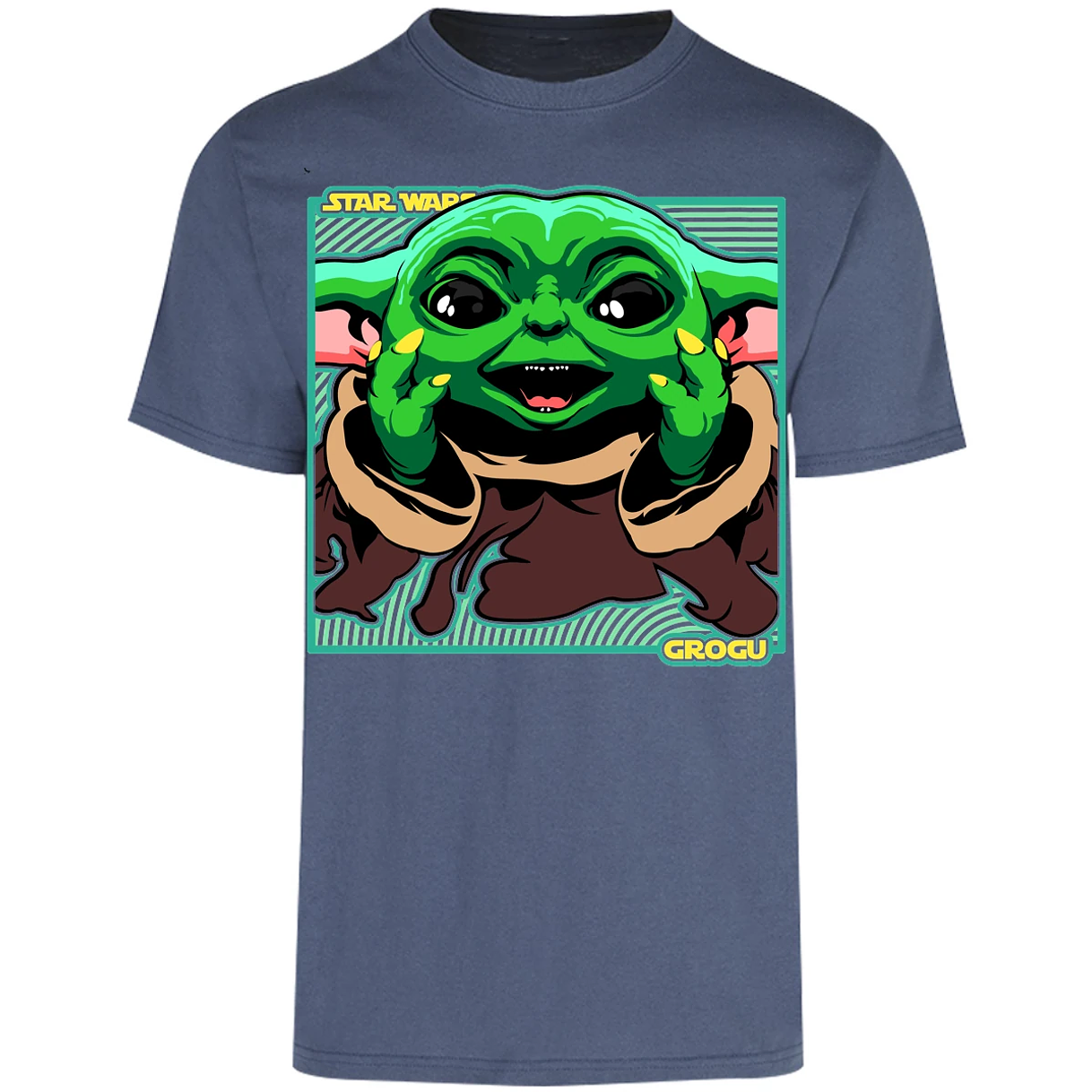 Playera Es De Series Y Peliculas Grogu para Adulto 4