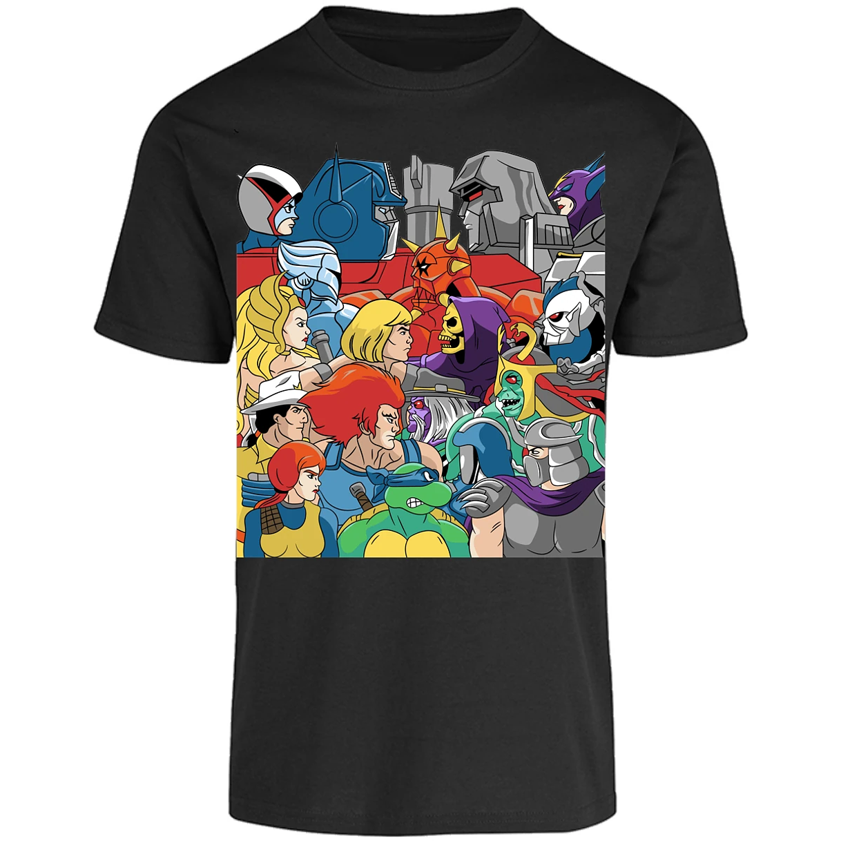 Playera Es De Series Y Peliculas Heroes Y Villanos Retro para Adulto 21