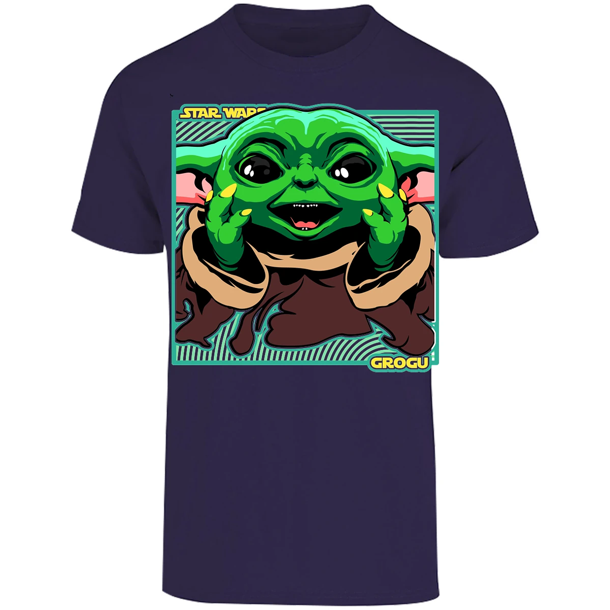 Playera Es De Series Y Peliculas Grogu para Adulto 5