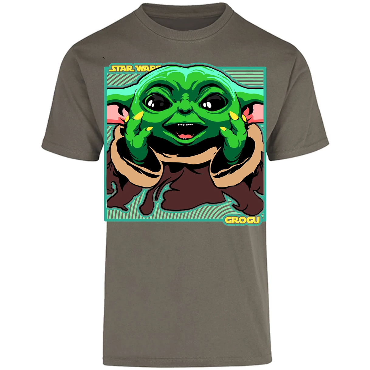 Playera Es De Series Y Peliculas Grogu para Adulto 9