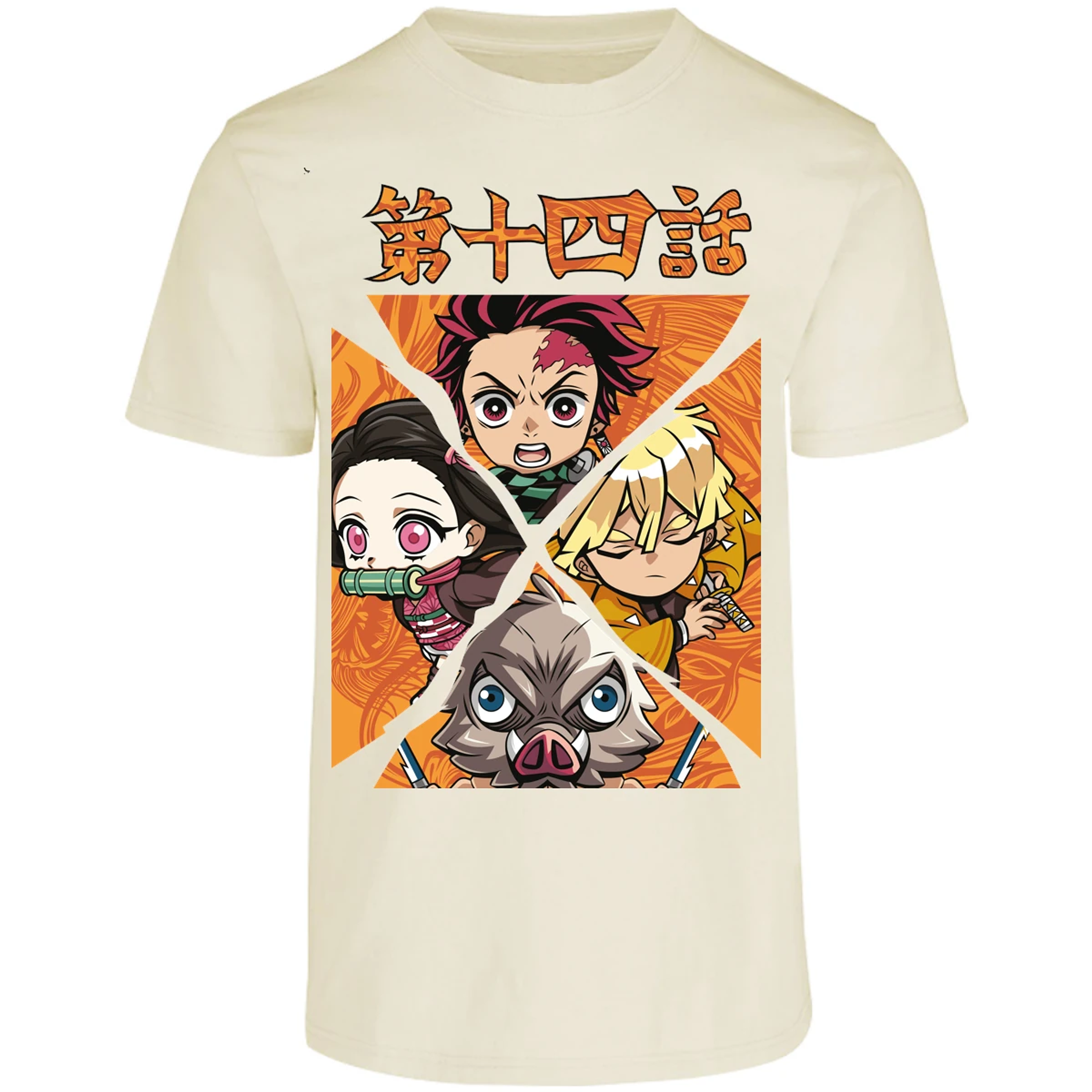 Playera Demon Slayer Demon Salayer Chibi para Adulto 14