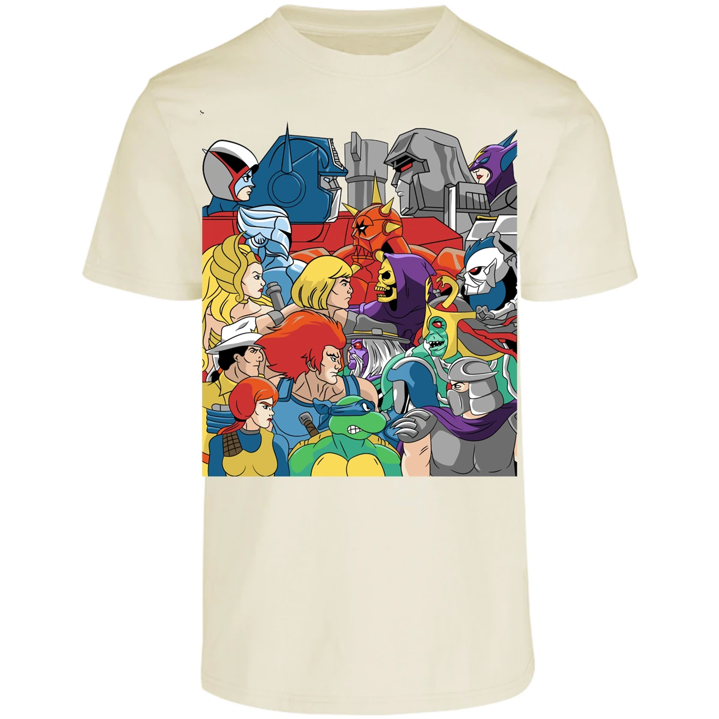 Playera Es De Series Y Peliculas Heroes Y Villanos Retro para Adulto 16