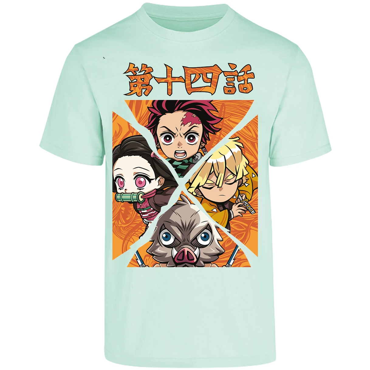 Playera Demon Slayer Demon Salayer Chibi para Adulto 7
