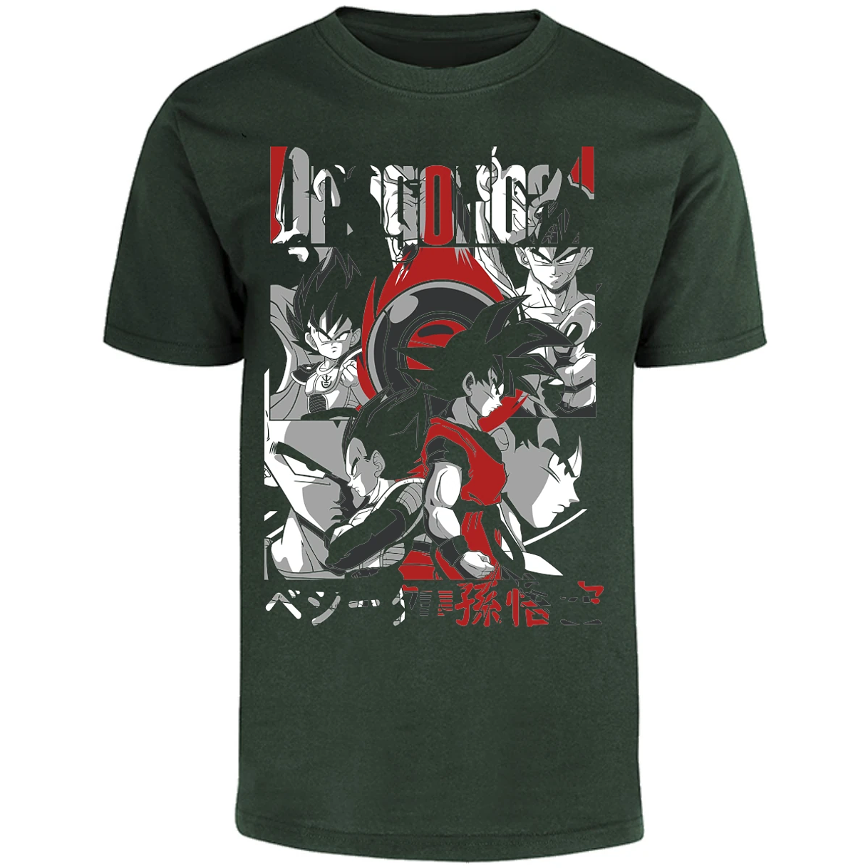 Playera Dragon Ball Goku Vegeta para Adulto 8