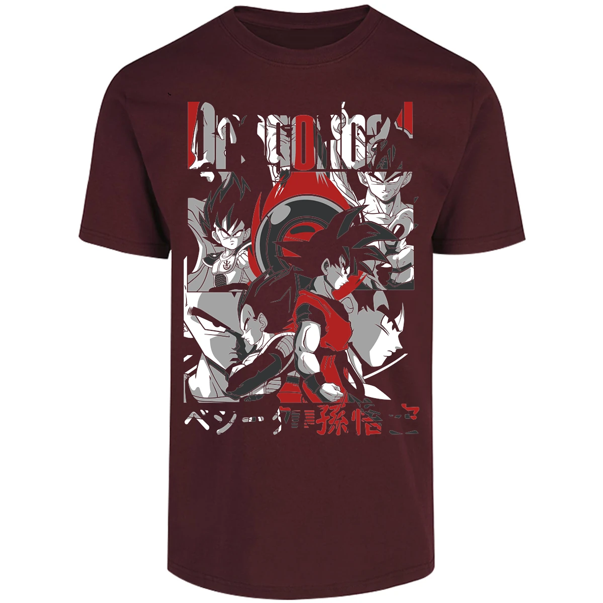 Playera Dragon Ball Goku Vegeta para Adulto 12