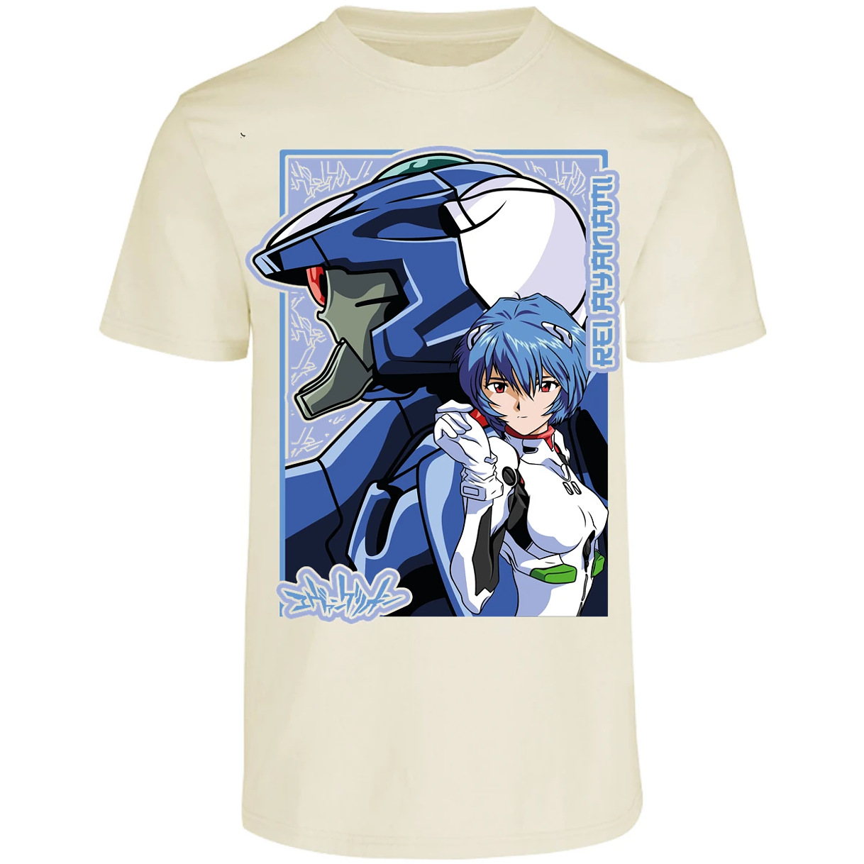 Playera Evangelion Rei Eva 02 para Adulto 27