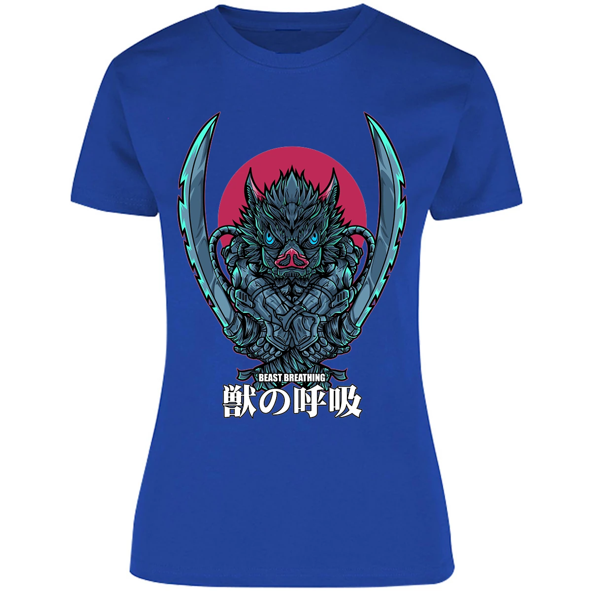 Blusa Demon Slayer Inosuke Art Anime Blusa para Mujer 14