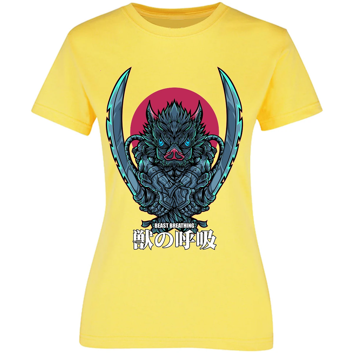 Blusa Demon Slayer Inosuke Art Anime Blusa para Mujer 4