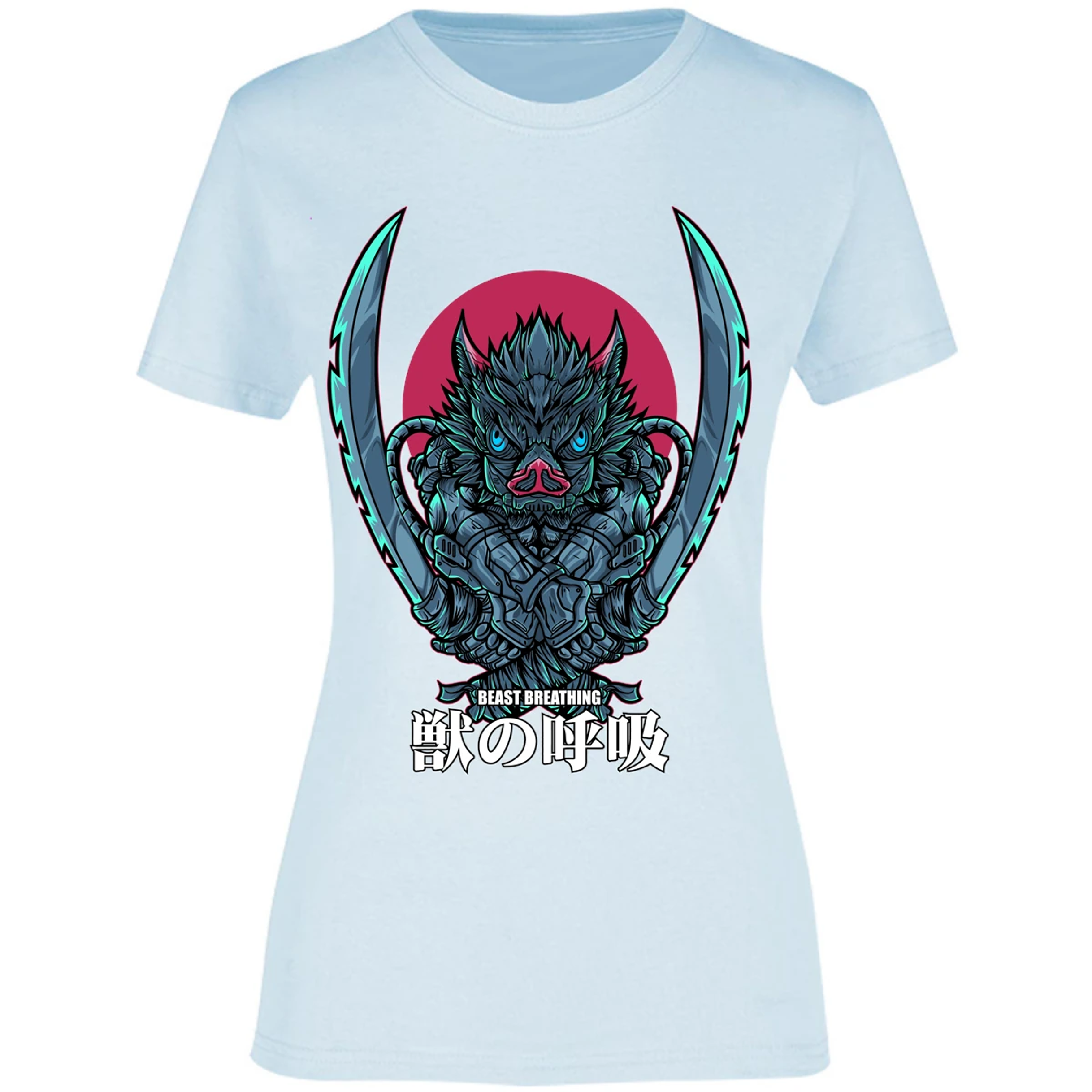 Blusa Demon Slayer Inosuke Art Anime Blusa para Mujer 15