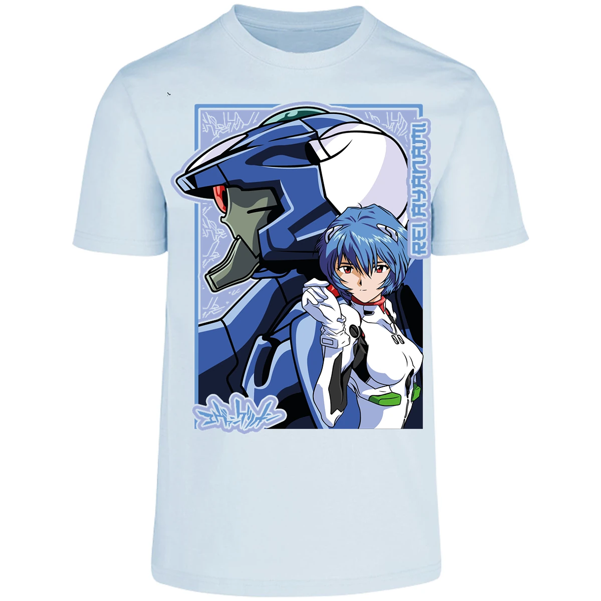 Playera Evangelion Rei Eva 02 para Adulto 41