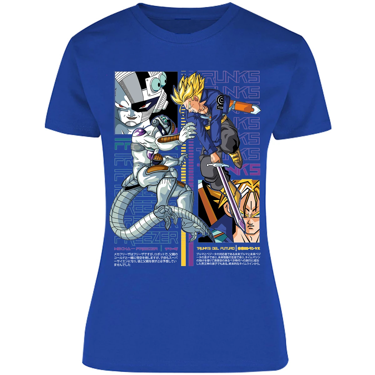 Blusa Dragon Ball Trunks Vs Freezer Blusa para Mujer 9