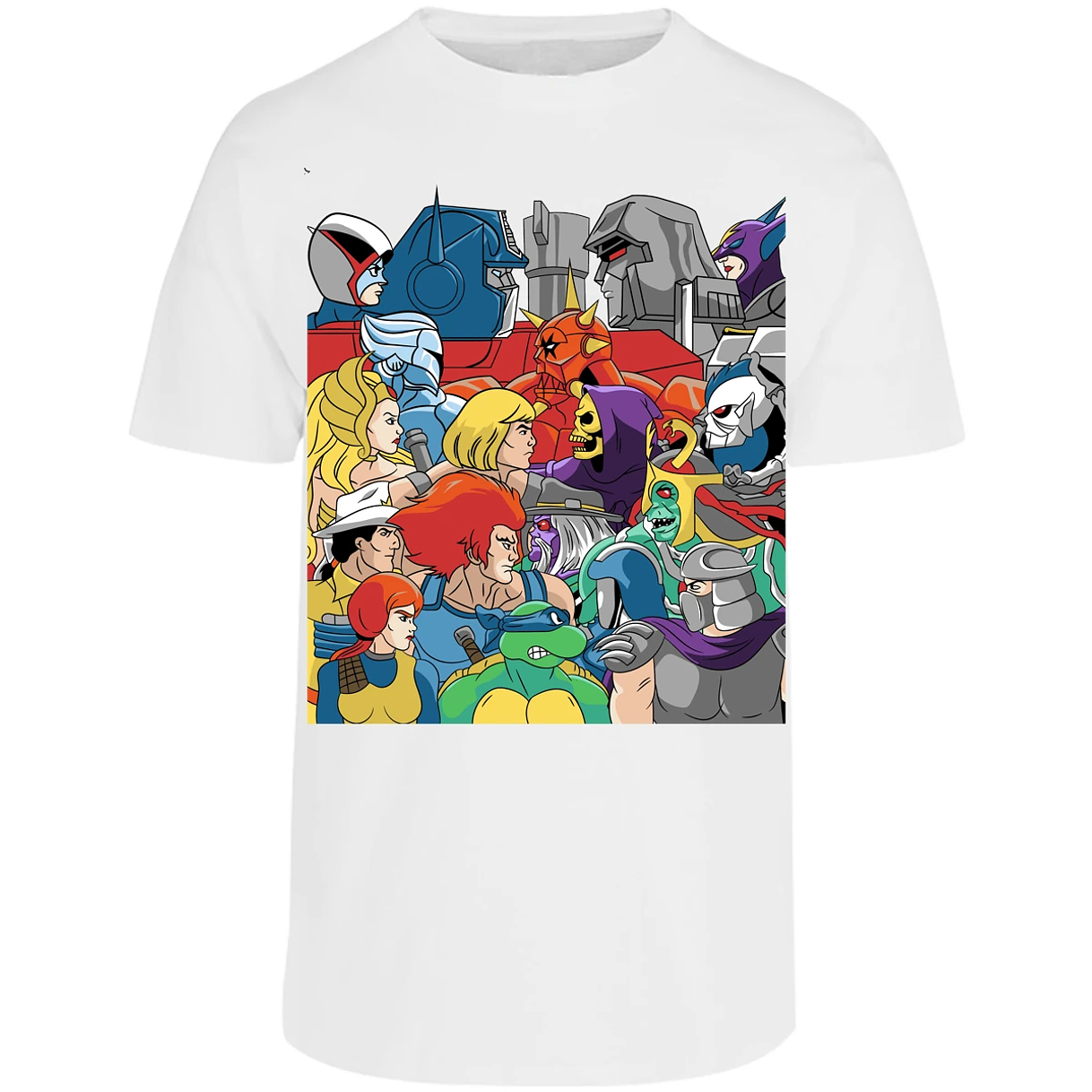 Playera Es De Series Y Peliculas Heroes Y Villanos Retro para Adulto 2
