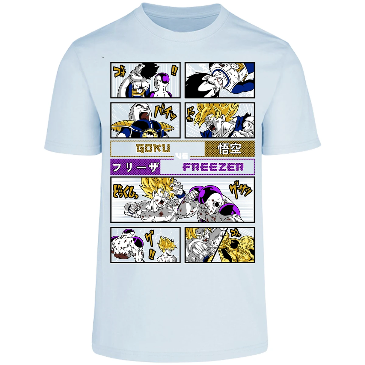 Playera Dragon Ball Goku Vs Freezer para Adulto 28