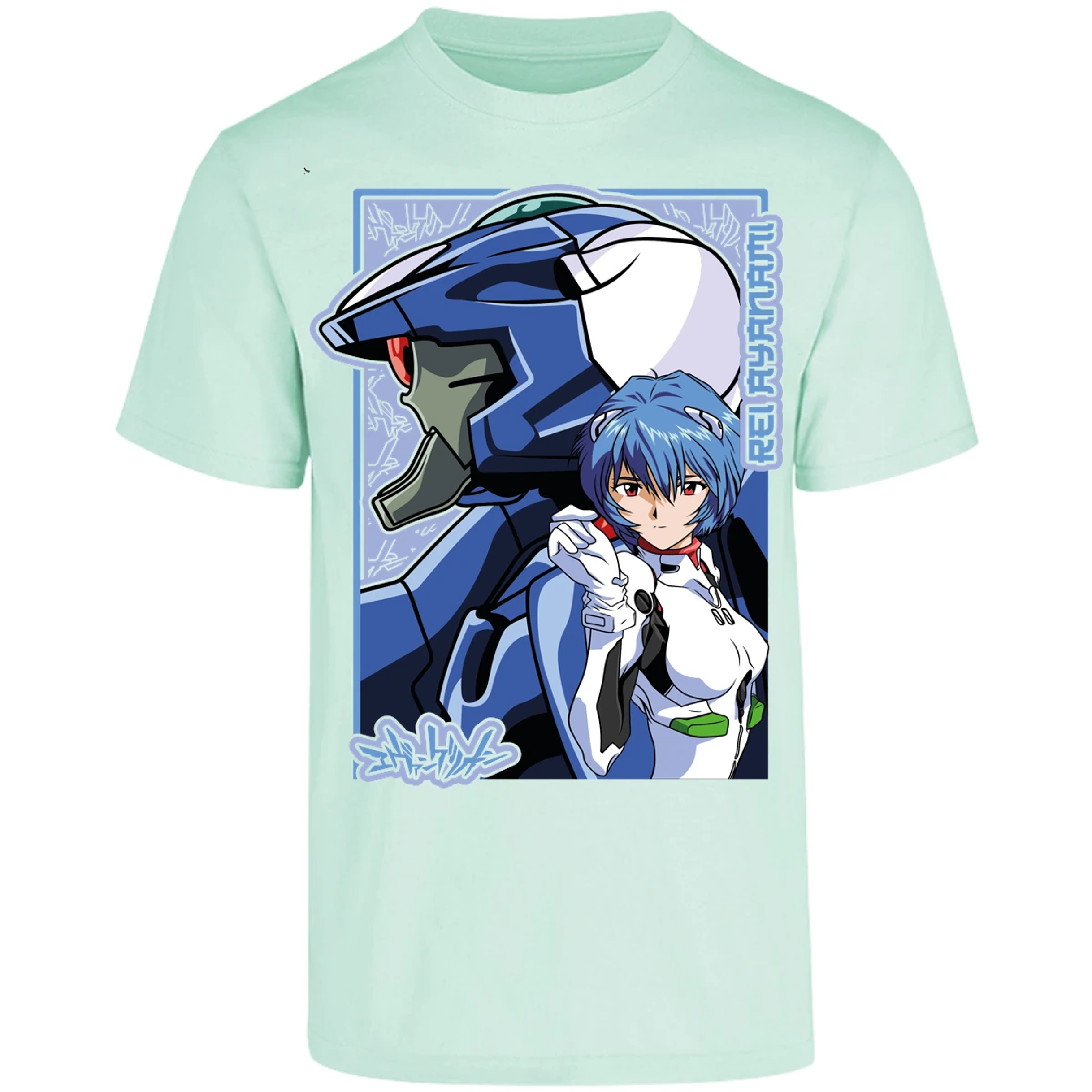 Playera Evangelion Rei Eva 02 para Adulto 5