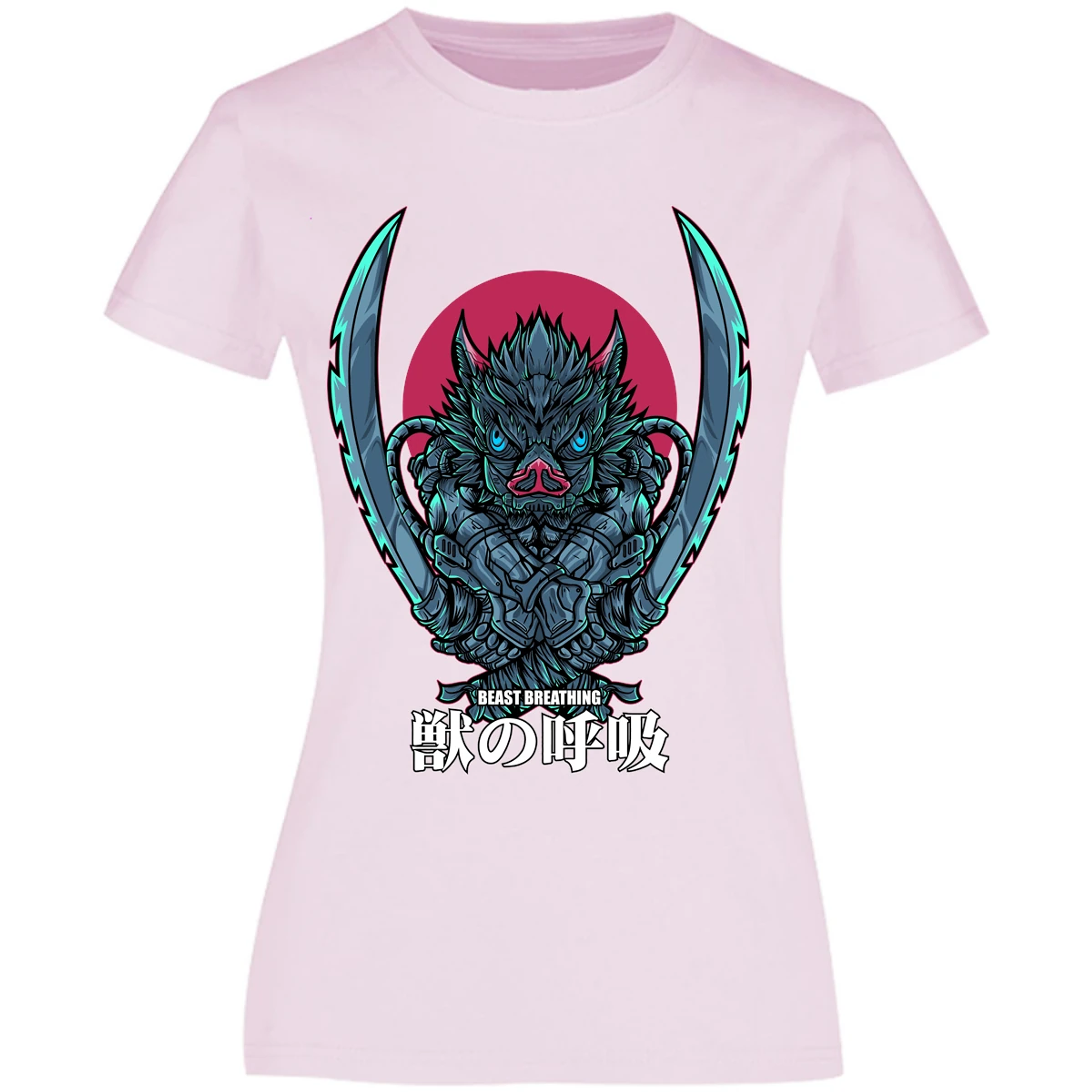 Blusa Demon Slayer Inosuke Art Anime Blusa para Mujer 16