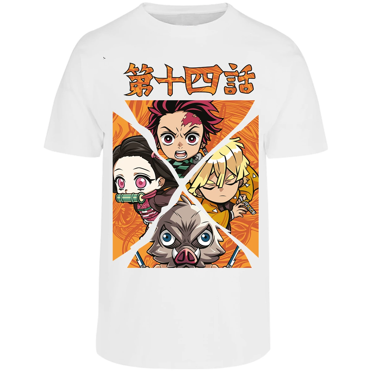 Playera Demon Slayer Demon Salayer Chibi para Adulto 23