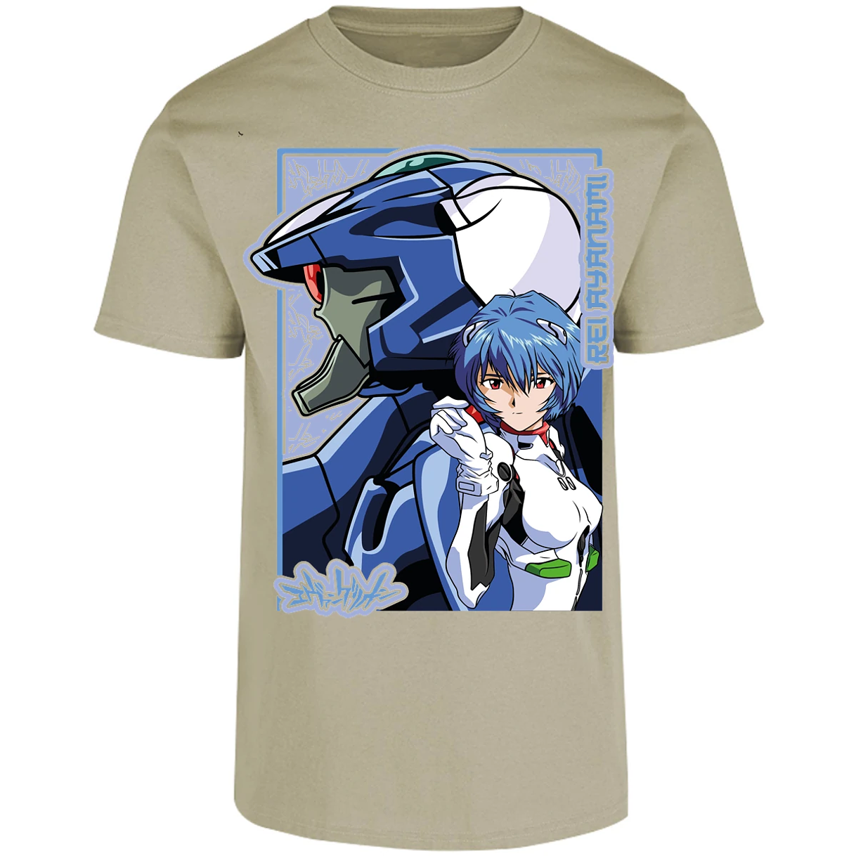 Playera Evangelion Rei Eva 02 para Adulto 17