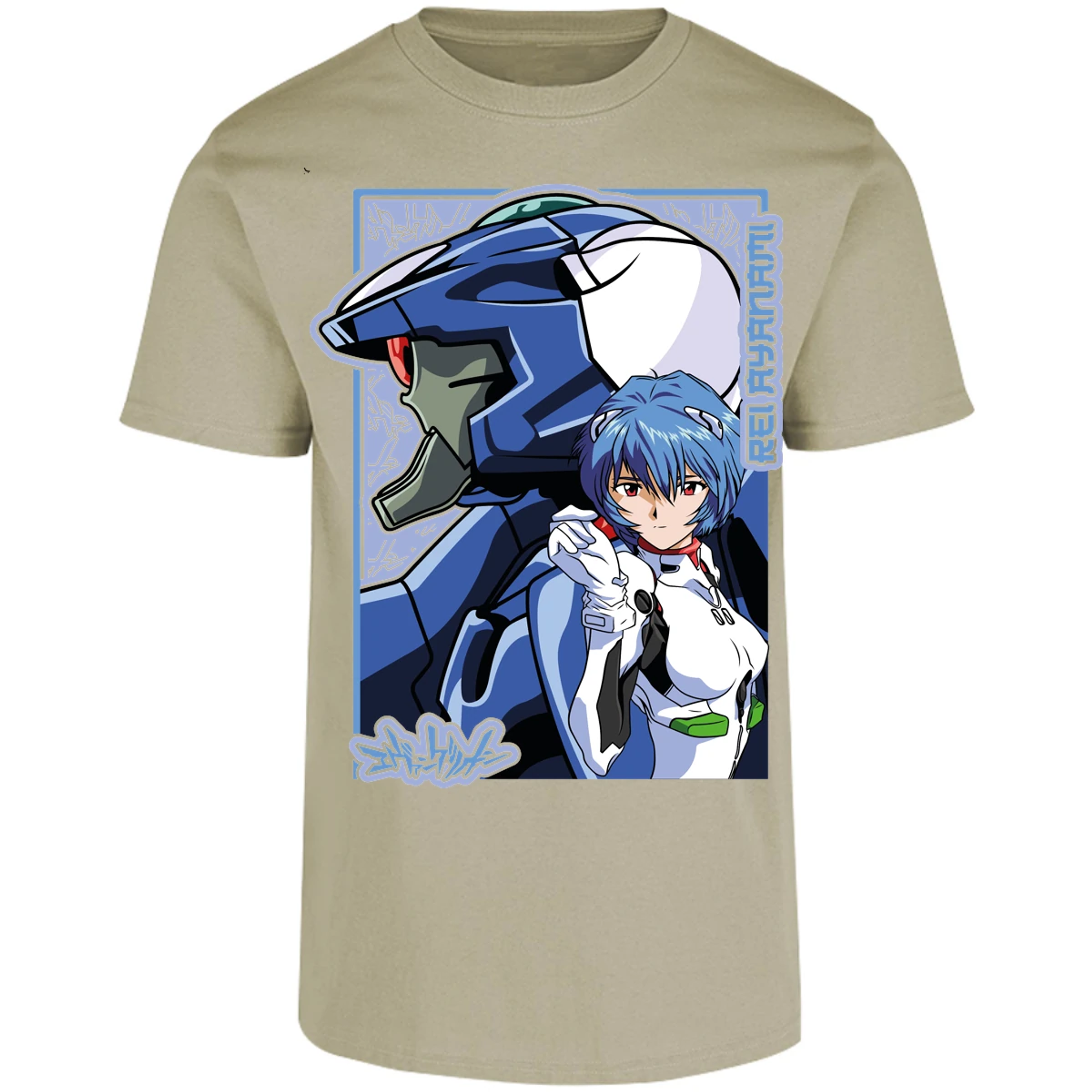 Playera Evangelion Rei Eva 02 para Adulto 17