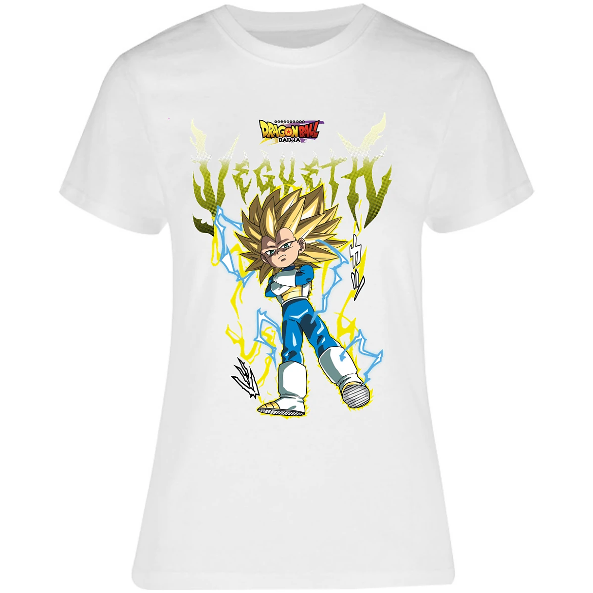 Blusa Dragon Ball Vegeta Daima Ssj3 Blusa para Mujer 6