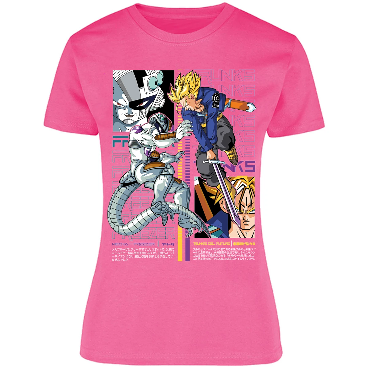 Blusa Dragon Ball Trunks Vs Freezer Blusa para Mujer 6