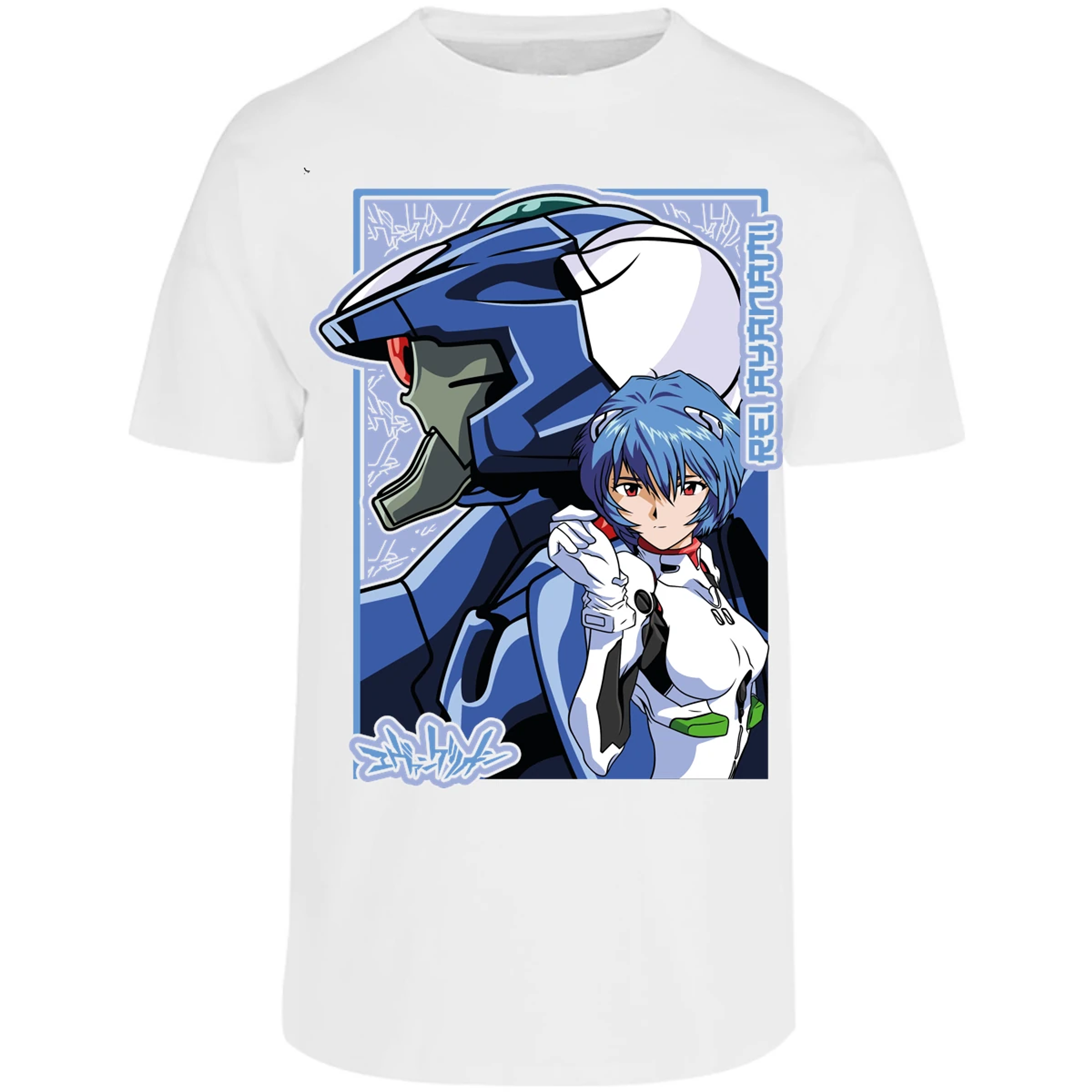 Playera Evangelion Rei Eva 02 para Adulto 13