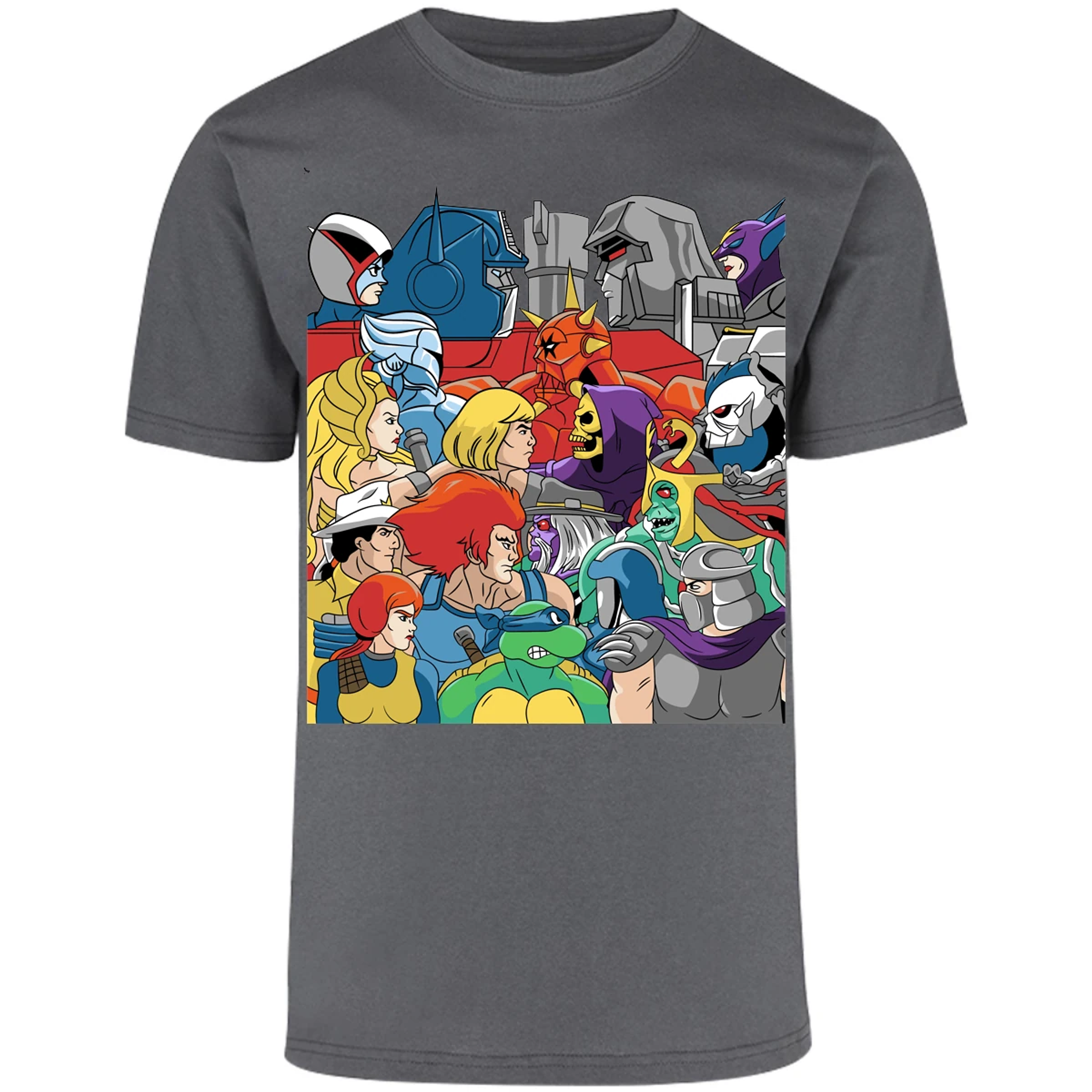 Playera Es De Series Y Peliculas Heroes Y Villanos Retro para Adulto 9