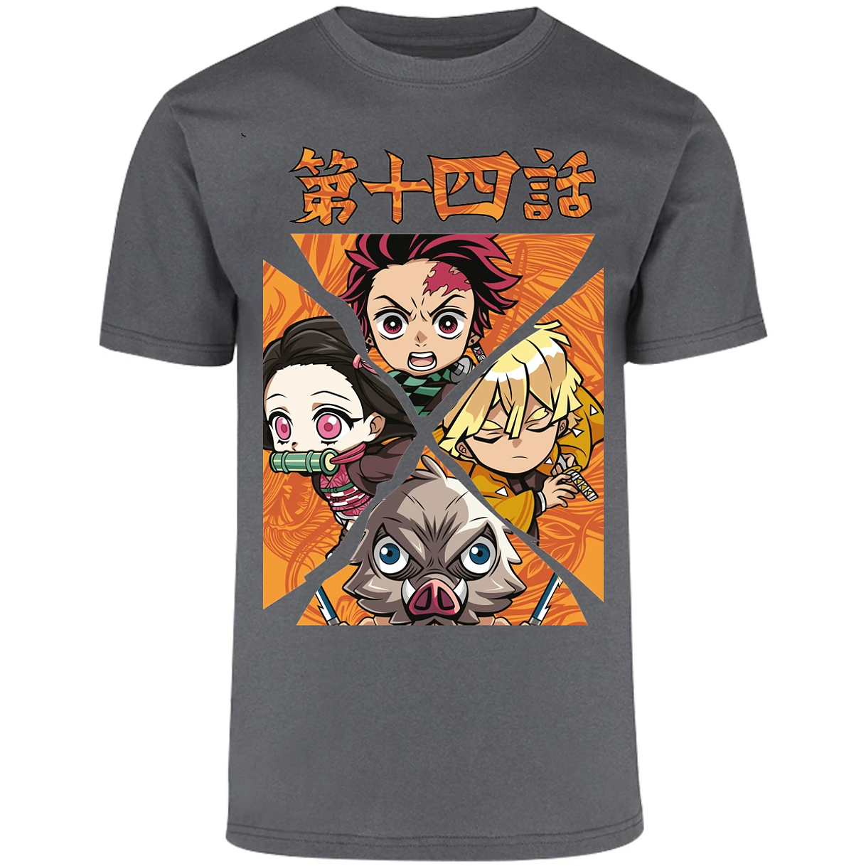 Playera Demon Slayer Demon Salayer Chibi para Adulto 10