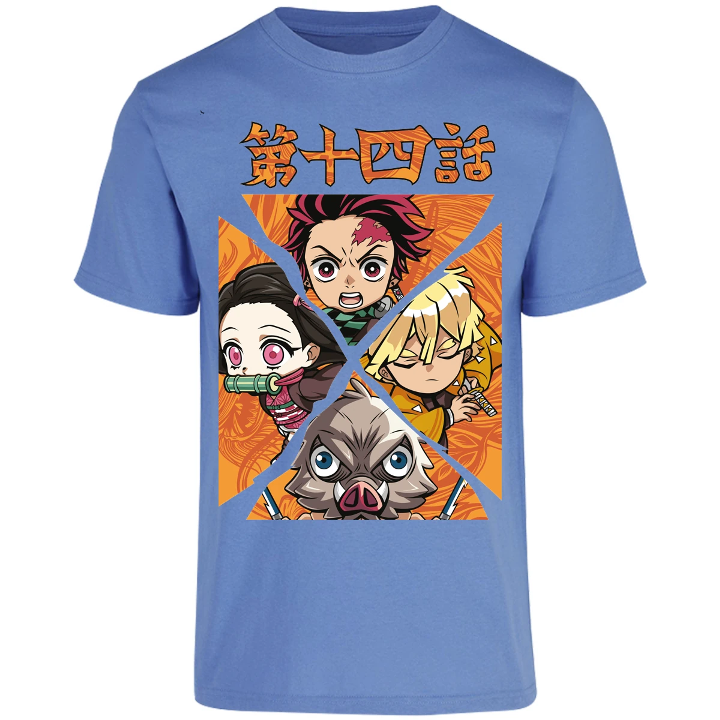 Playera Demon Slayer Demon Salayer Chibi para Adulto 4