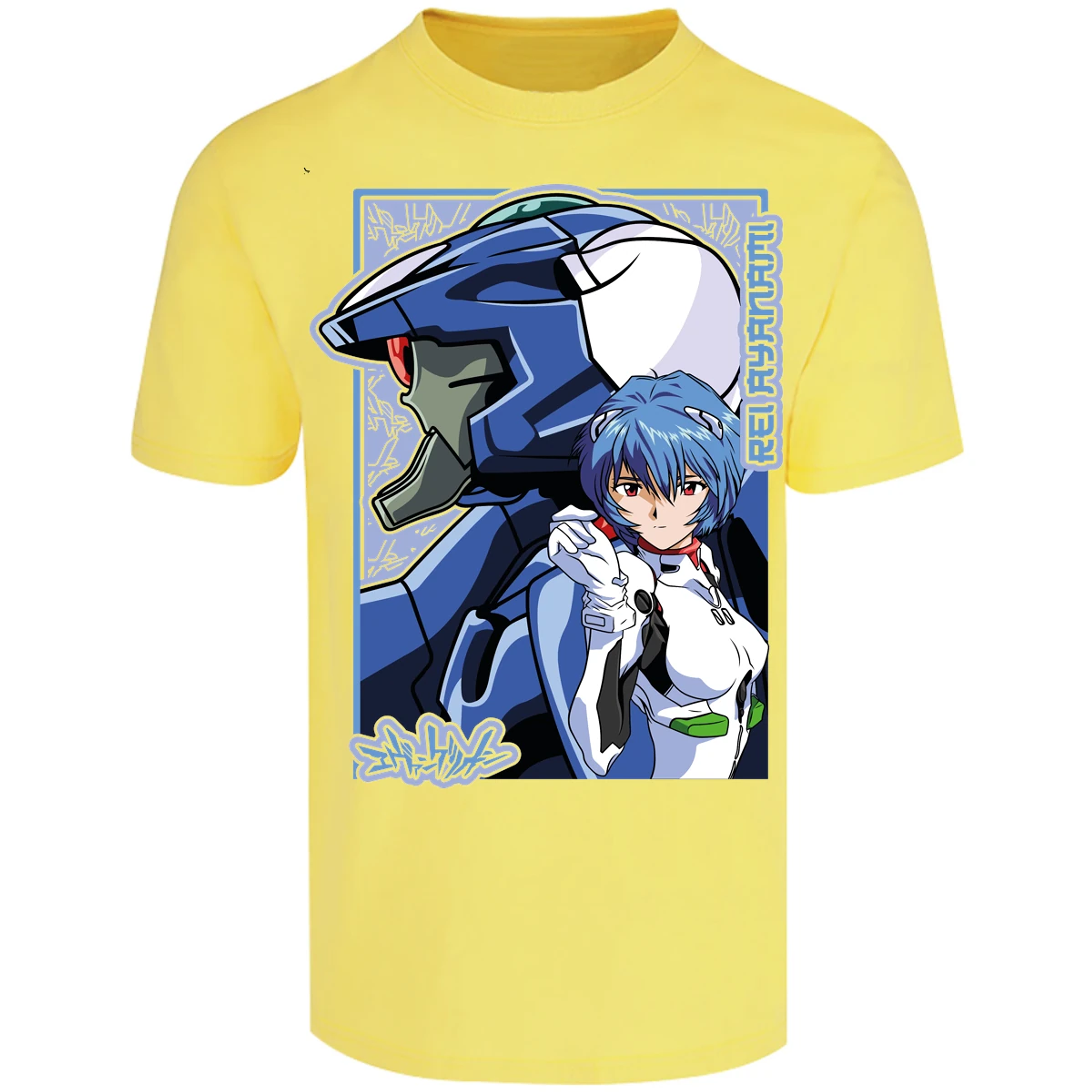 Playera Evangelion Rei Eva 02 para Adulto 45