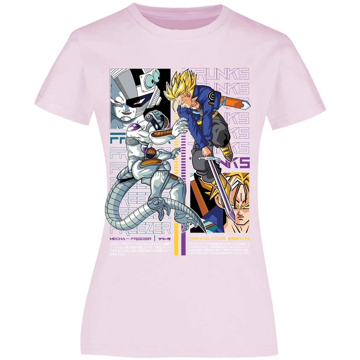 Blusa Dragon Ball Trunks Vs Freezer Blusa para Mujer 18