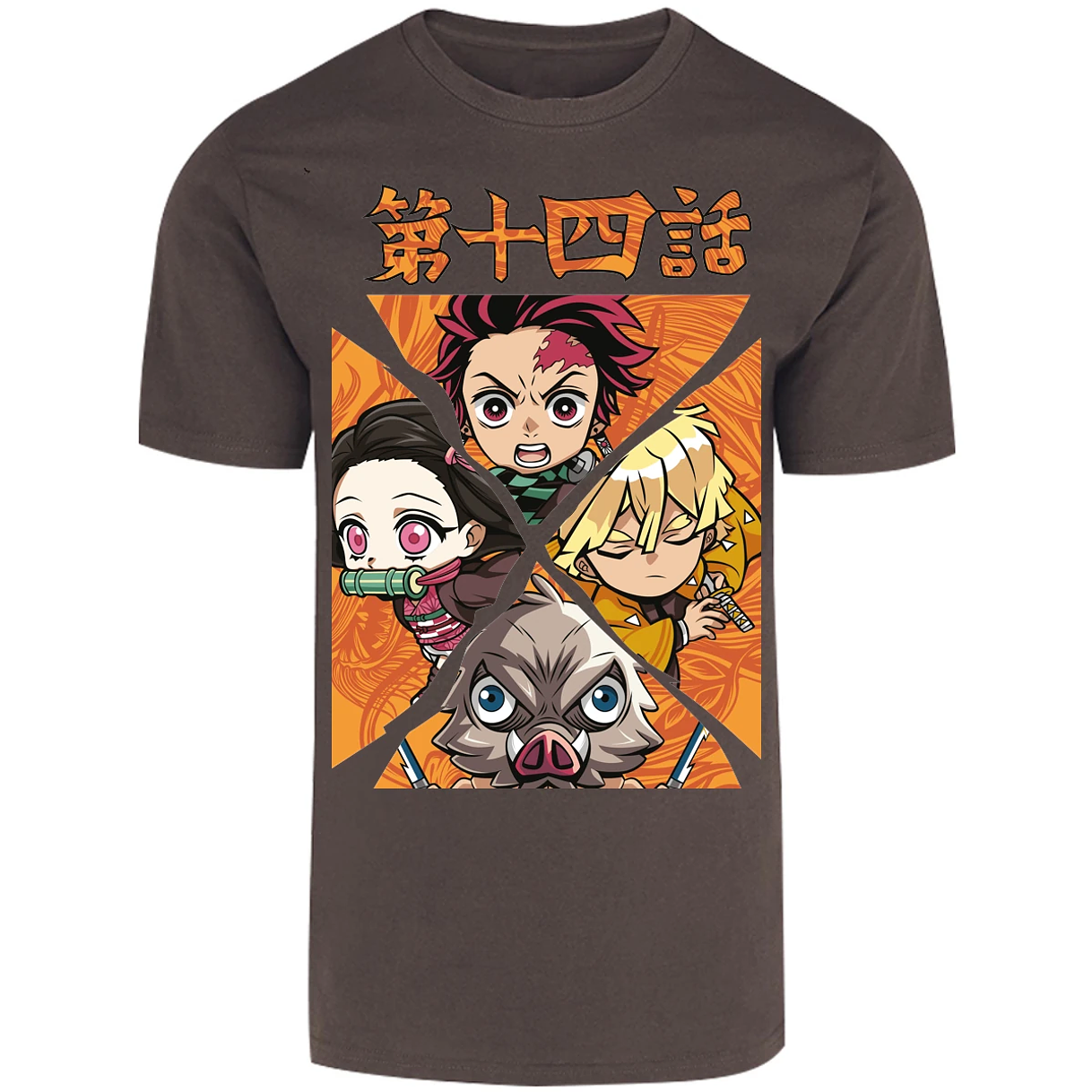 Playera Demon Slayer Demon Salayer Chibi para Adulto 3