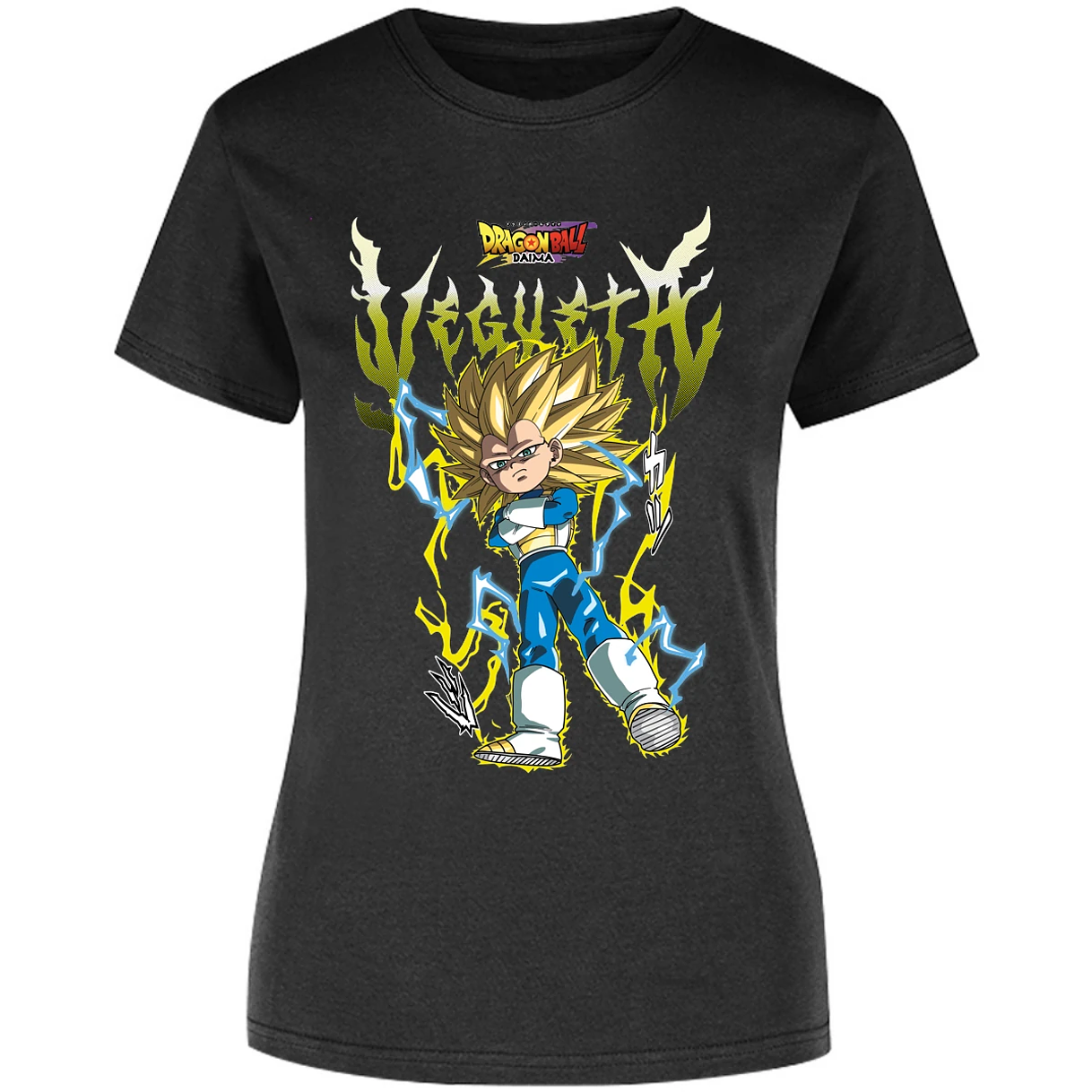 Blusa Dragon Ball Vegeta Daima Ssj3 Blusa para Mujer 1