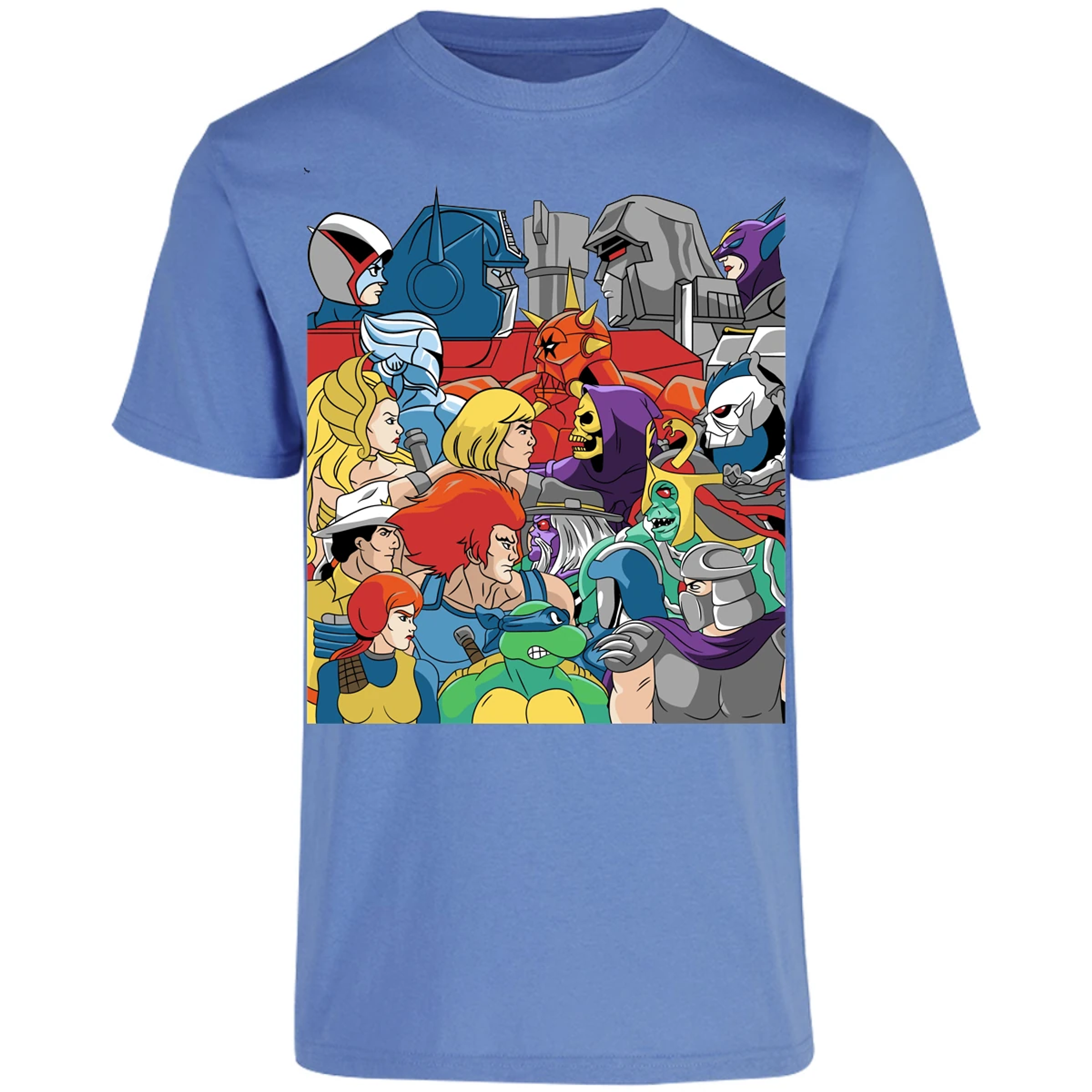 Playera Es De Series Y Peliculas Heroes Y Villanos Retro para Adulto 1