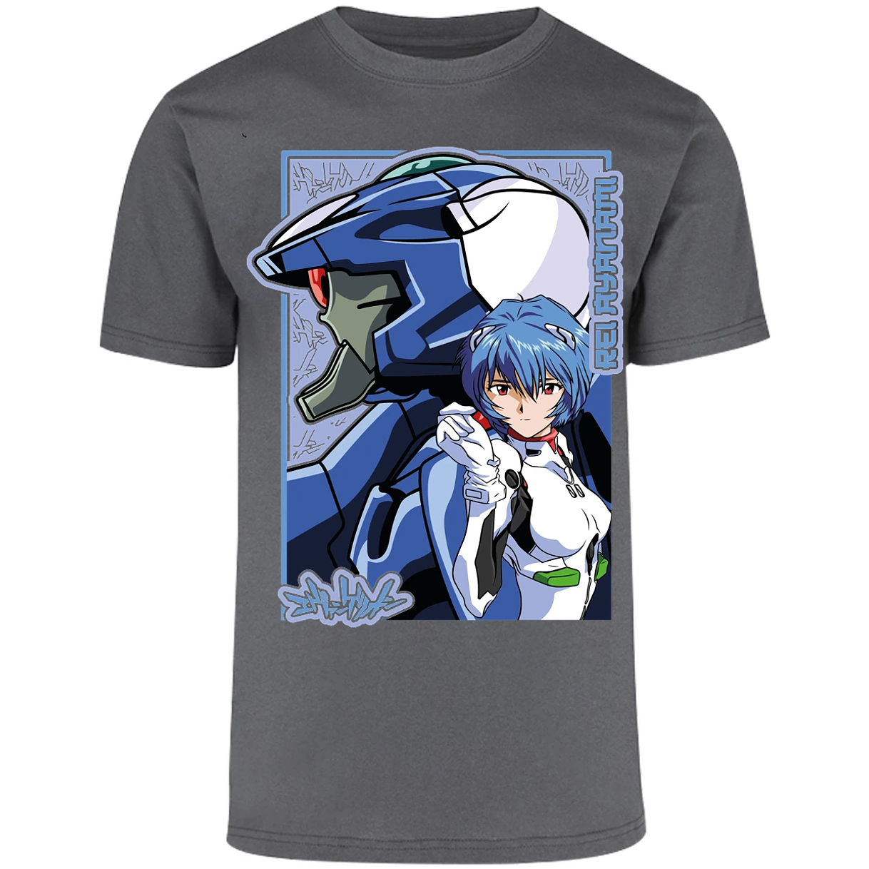 Playera Evangelion Rei Eva 02 para Adulto 49