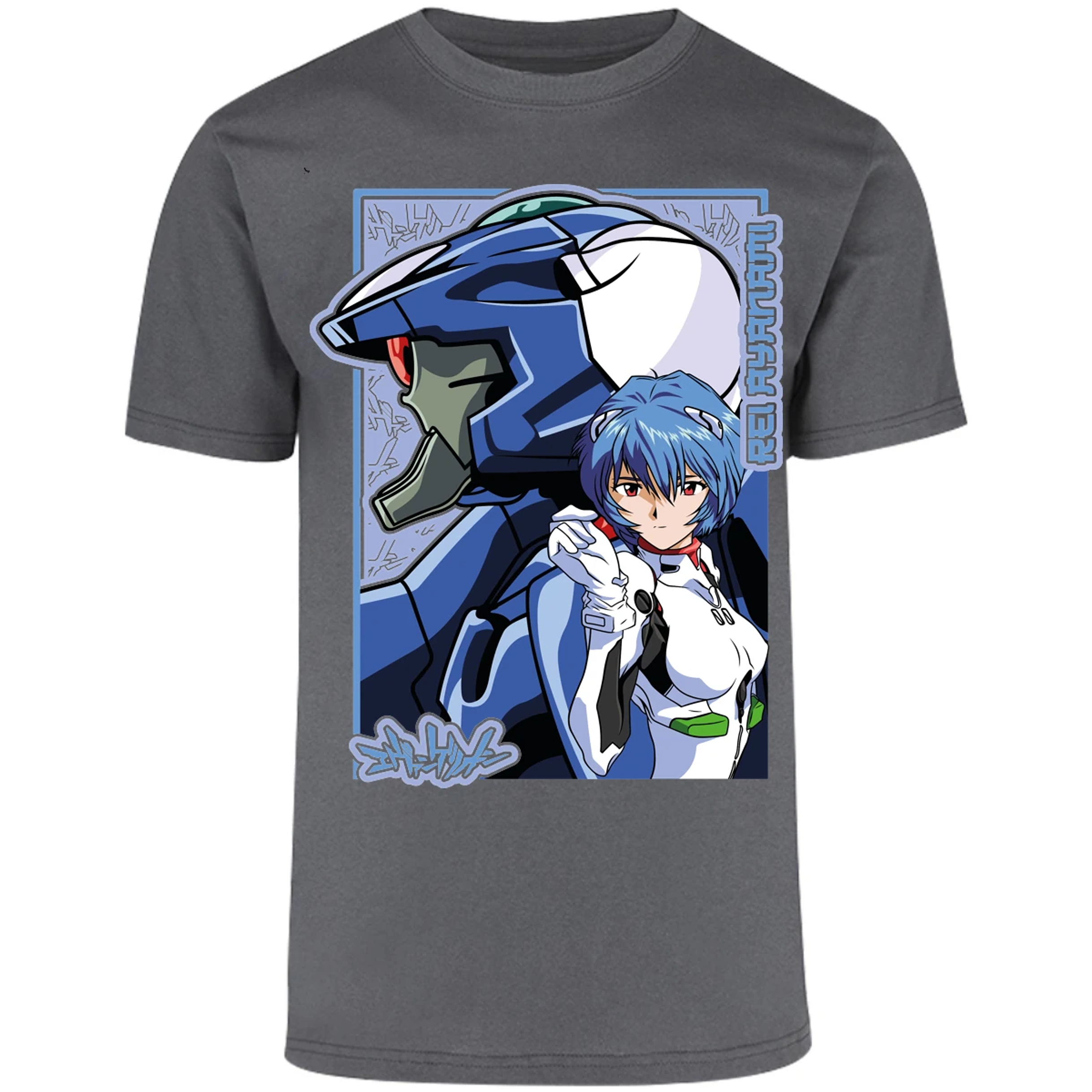 Playera Evangelion Rei Eva 02 para Adulto 49