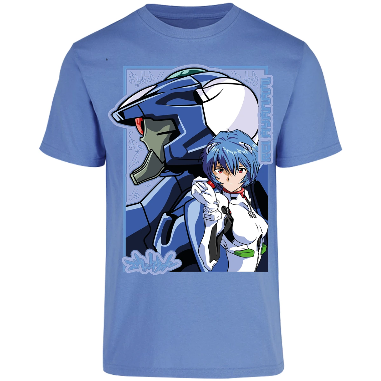 Playera Evangelion Rei Eva 02 para Adulto 25