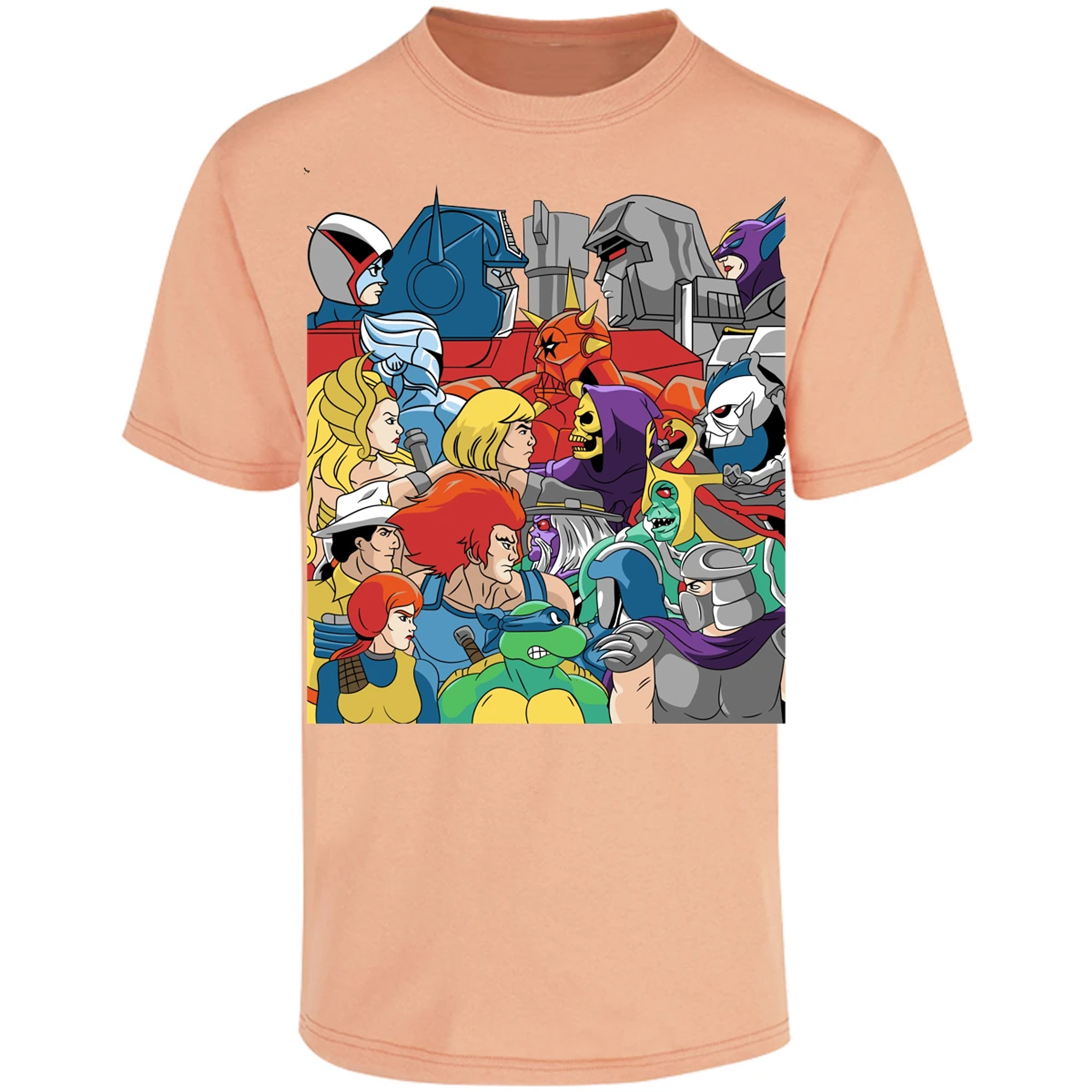 Playera Es De Series Y Peliculas Heroes Y Villanos Retro para Adulto 28