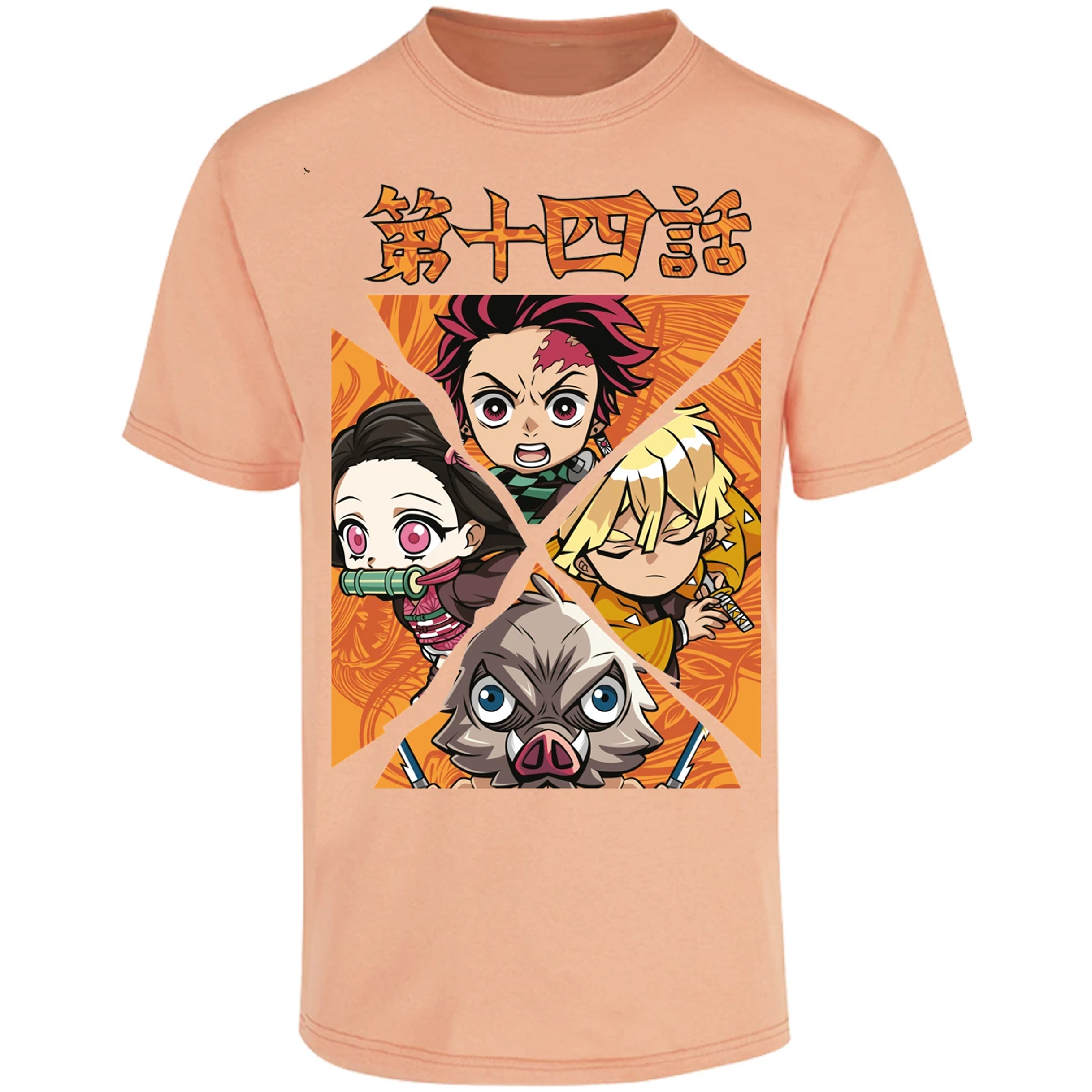 Playera Demon Slayer Demon Salayer Chibi para Adulto 30