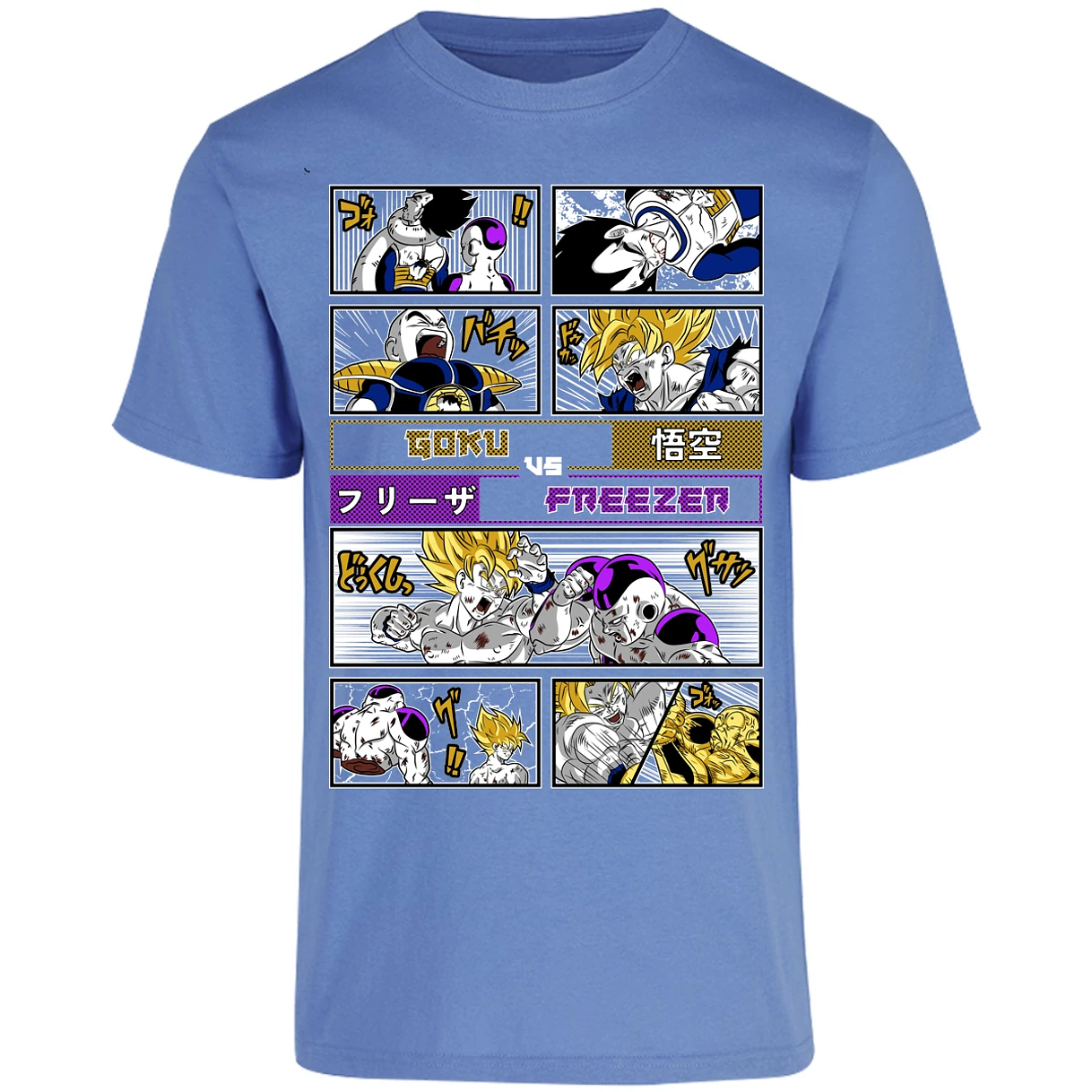 Playera Dragon Ball Goku Vs Freezer para Adulto 22