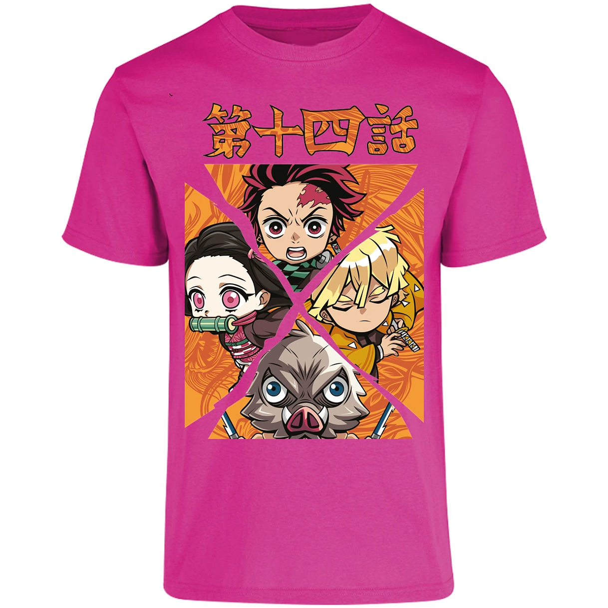 Playera Demon Slayer Demon Salayer Chibi para Adulto 24