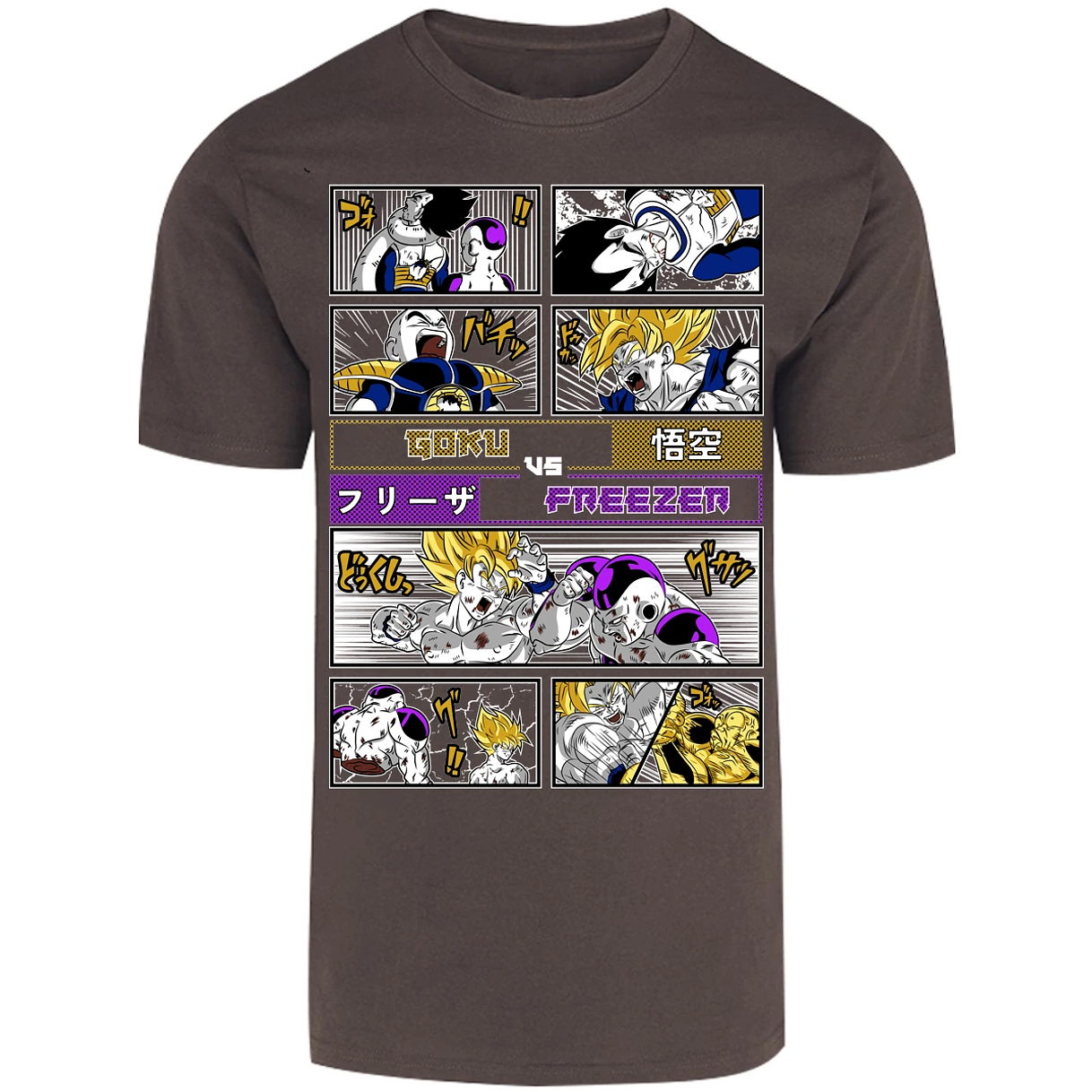 Playera Dragon Ball Goku Vs Freezer para Adulto 25