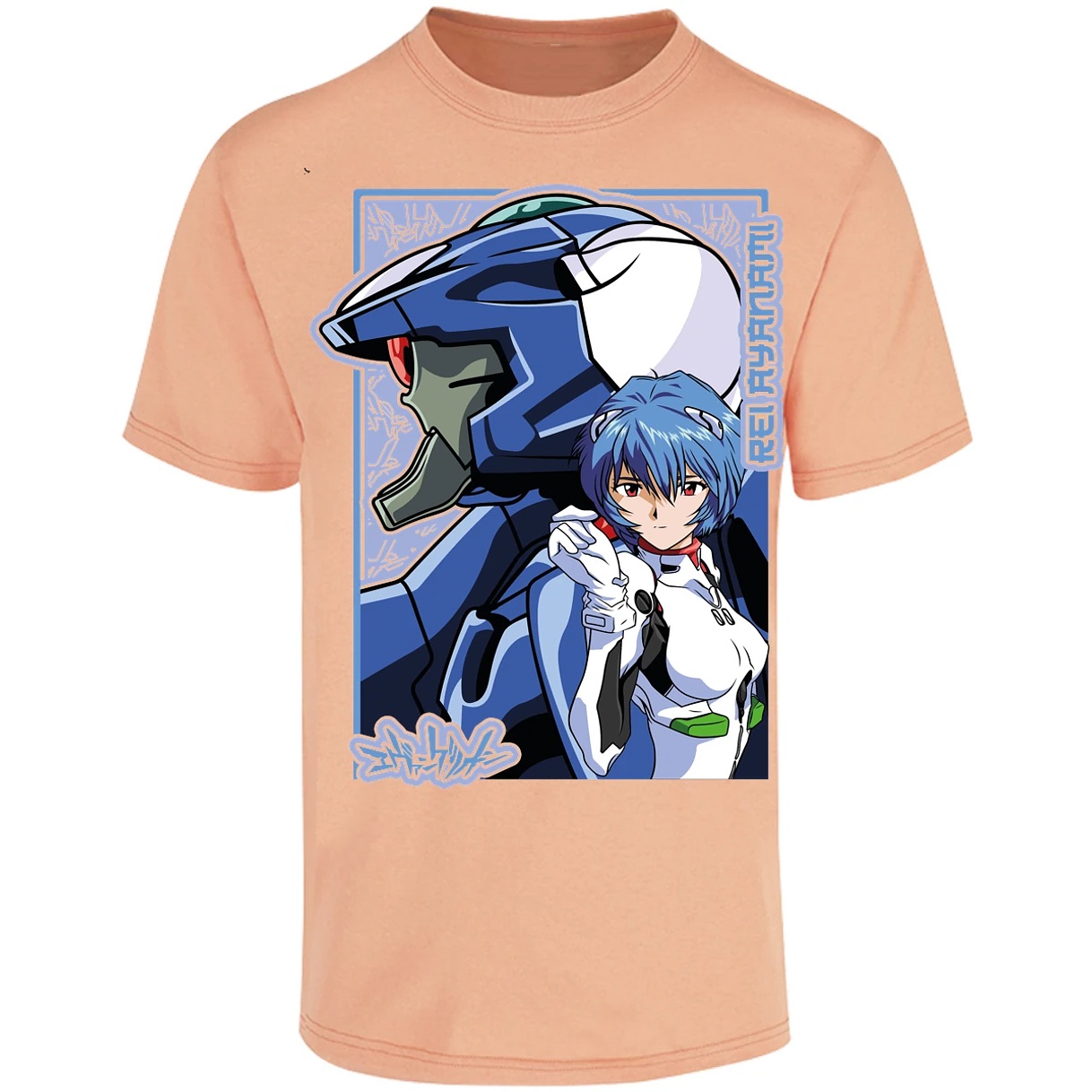 Playera Evangelion Rei Eva 02 para Adulto 48