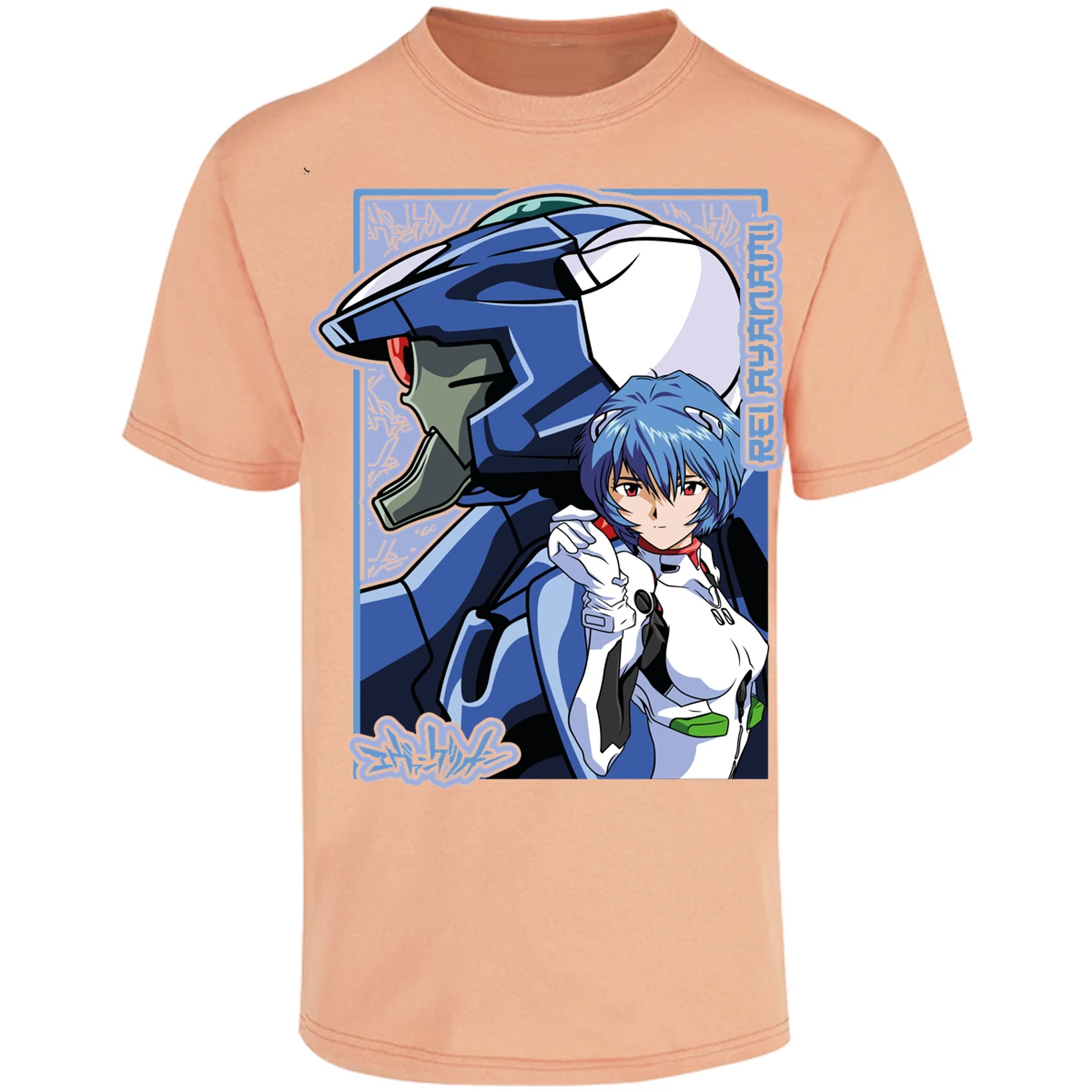 Playera Evangelion Rei Eva 02 para Adulto 48