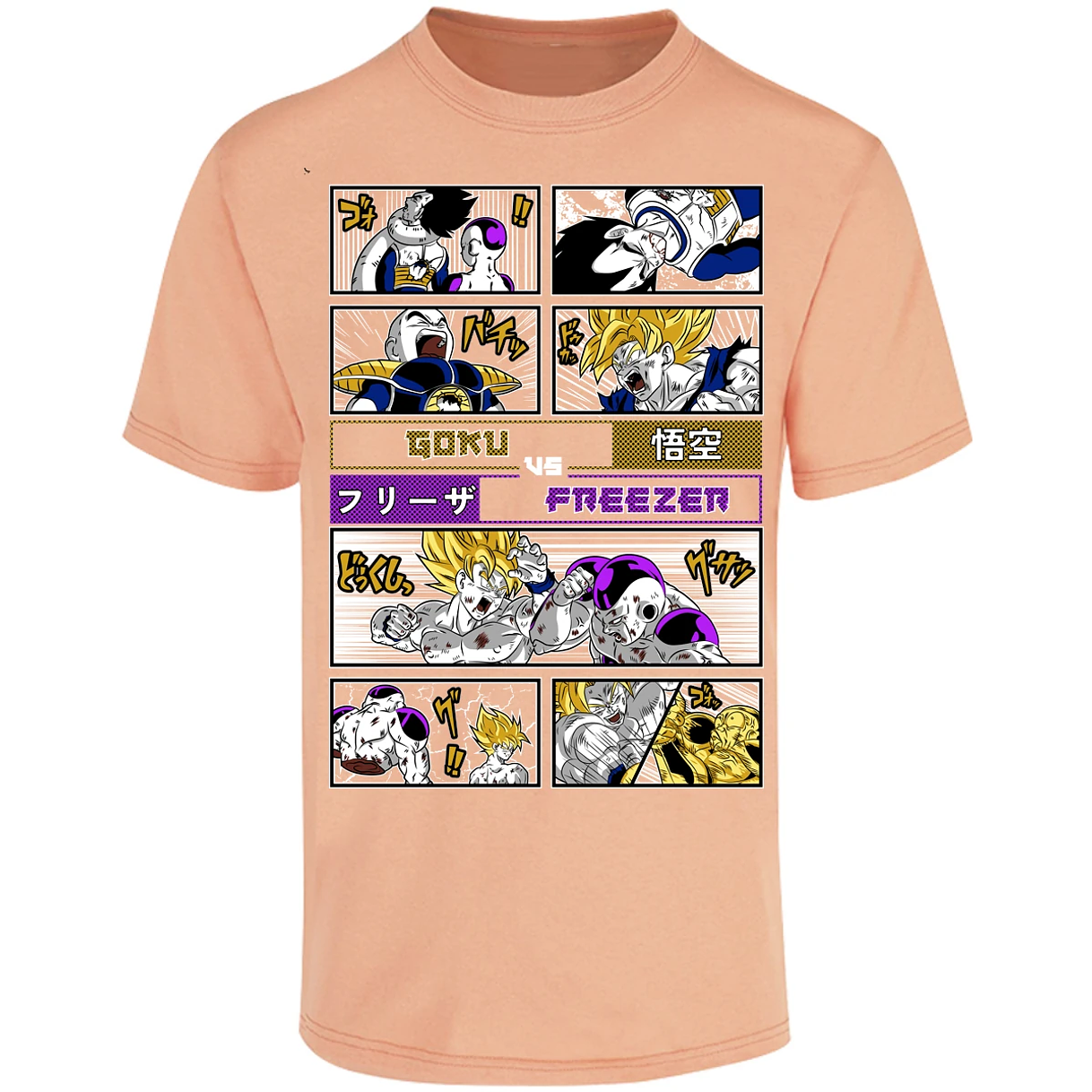 Playera Dragon Ball Goku Vs Freezer para Adulto 10