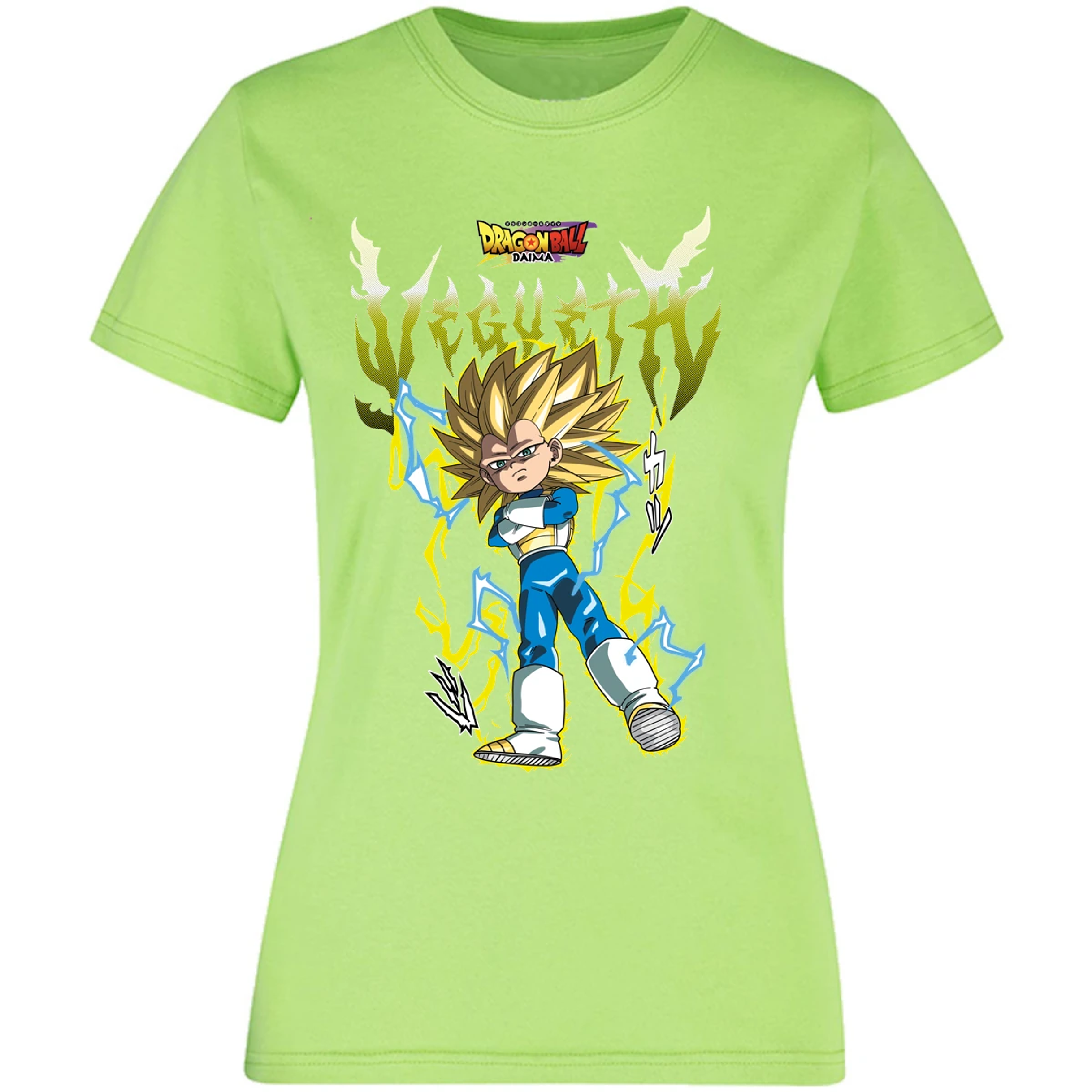 Blusa Dragon Ball Vegeta Daima Ssj3 Blusa para Mujer 14