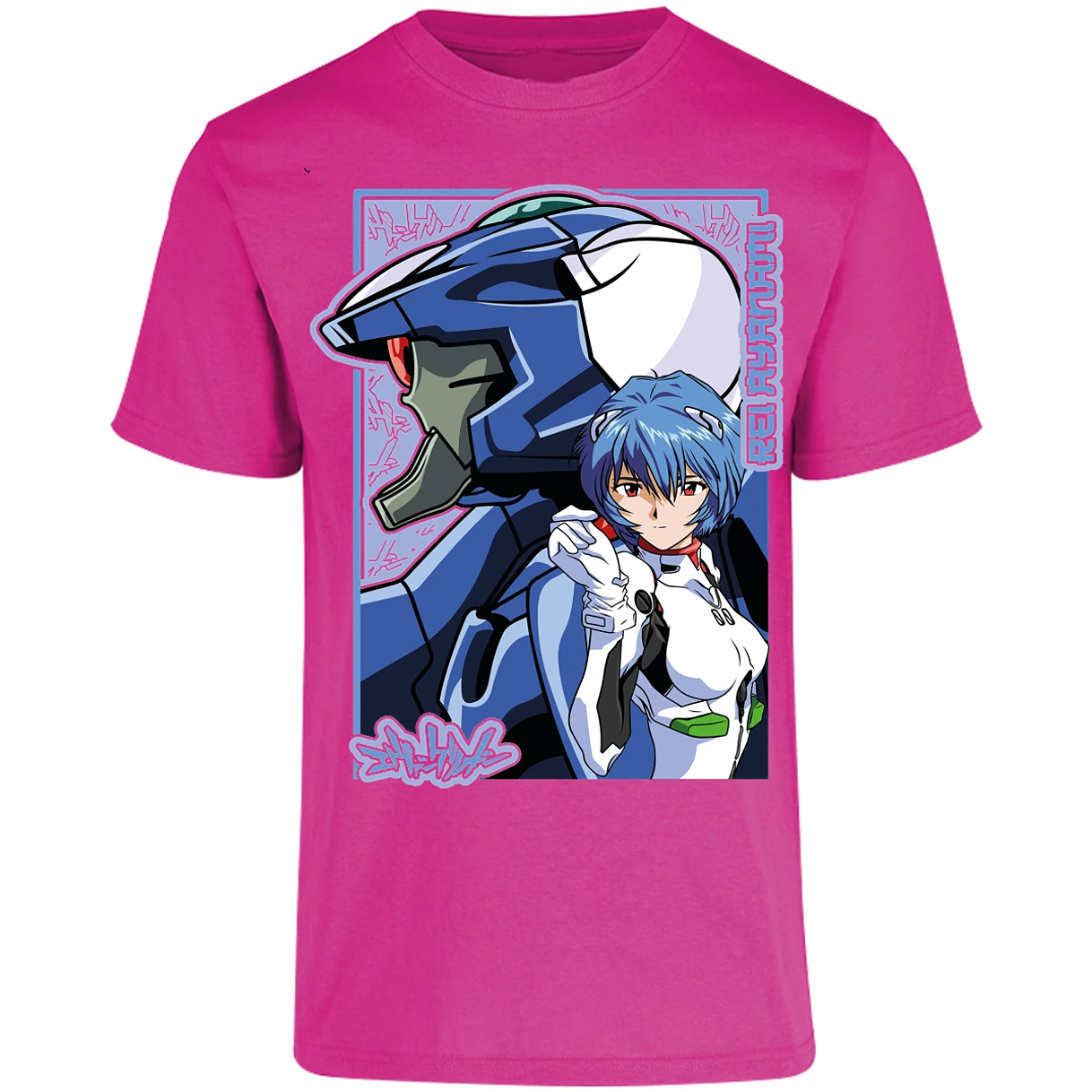Playera Evangelion Rei Eva 02 para Adulto 23